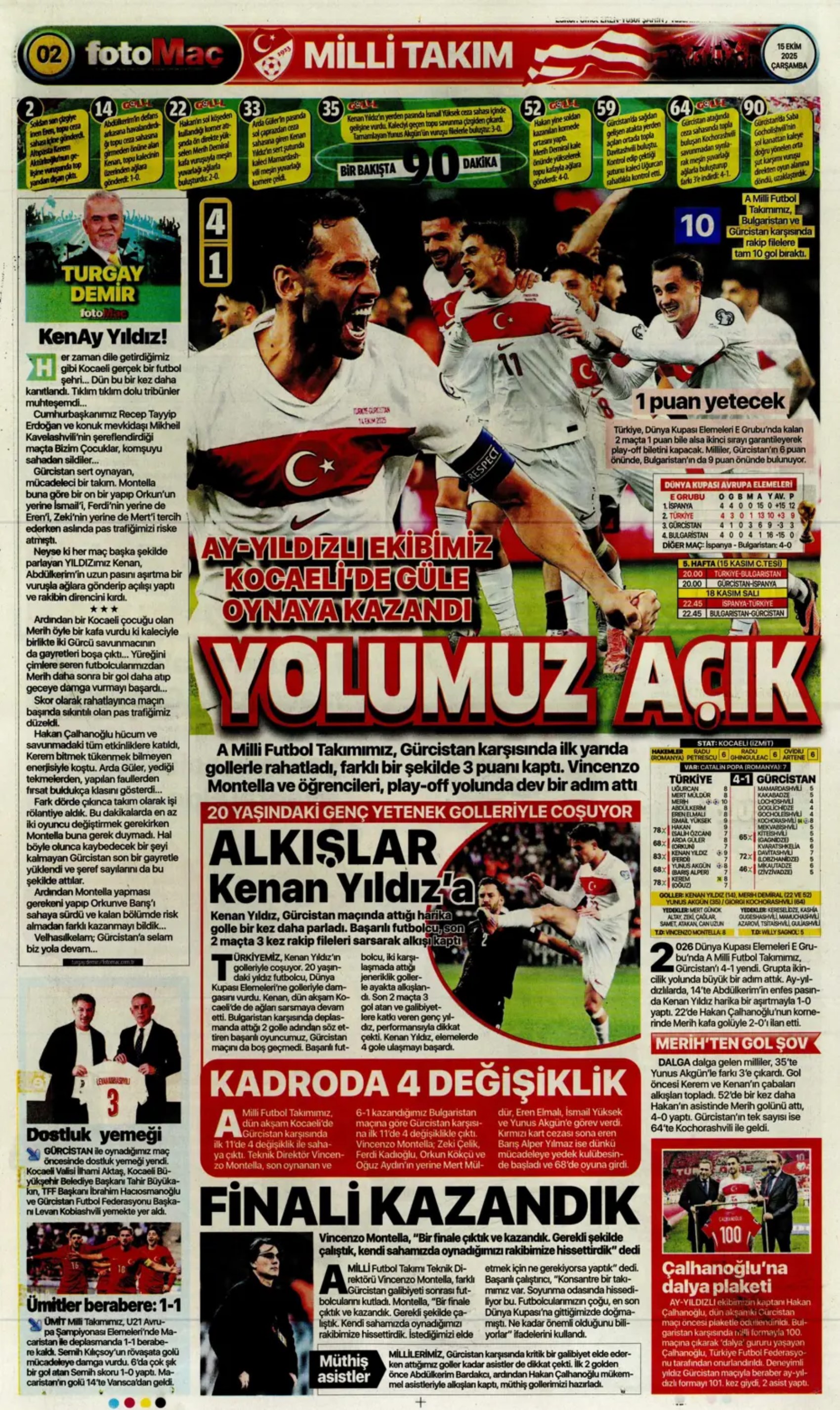 Sporda günün manşetleri... Fenerbahçe'de gözler Sadettin Saran'da
