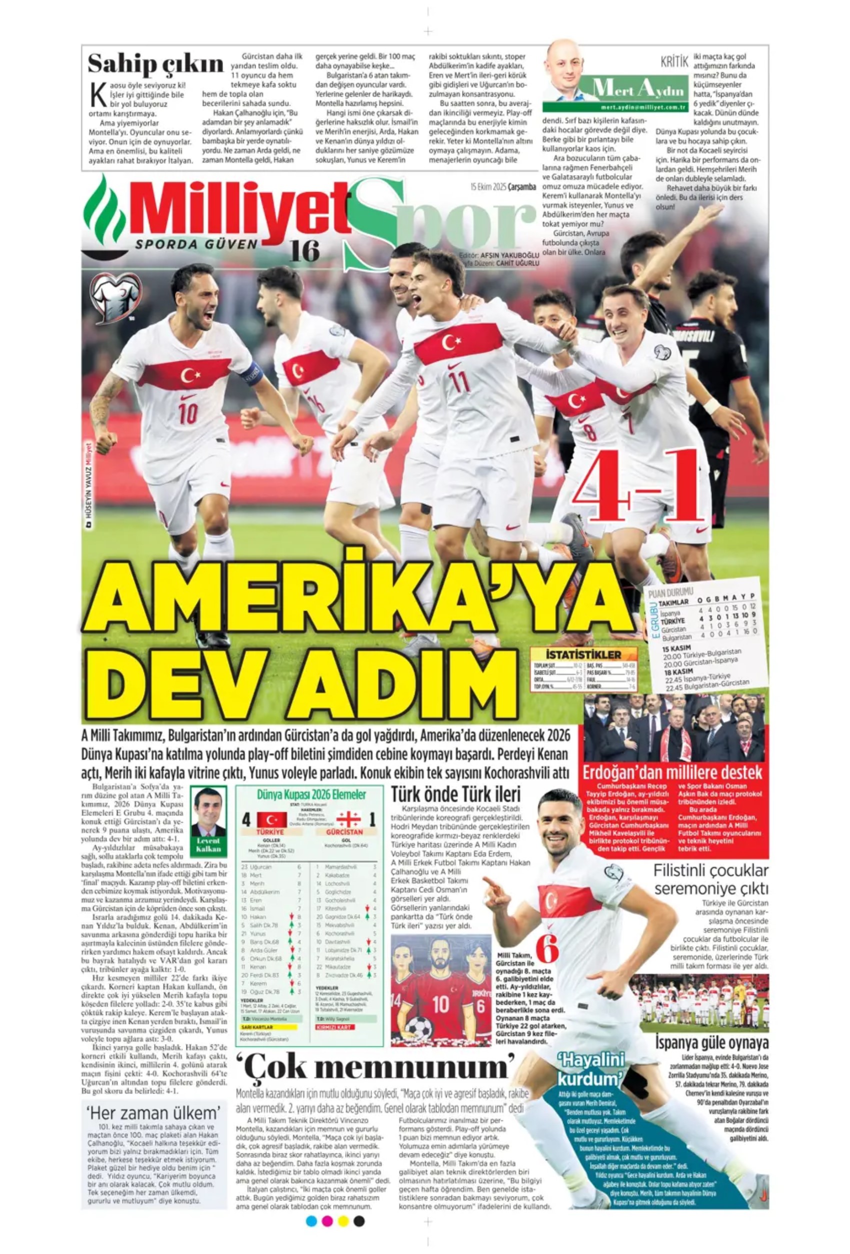 Sporda günün manşetleri... Fenerbahçe'de gözler Sadettin Saran'da