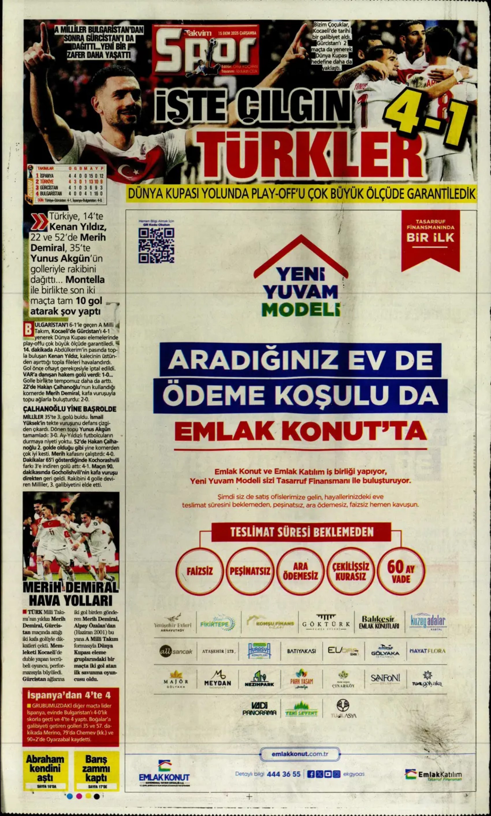 Sporda günün manşetleri... Fenerbahçe'de gözler Sadettin Saran'da