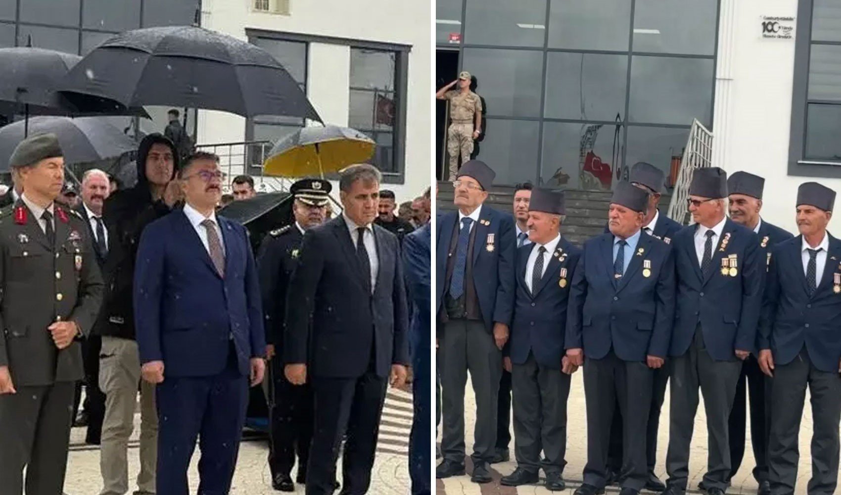 'Valiye şemsiye var, gazilere yok' haberini yapan muhabire gözaltı