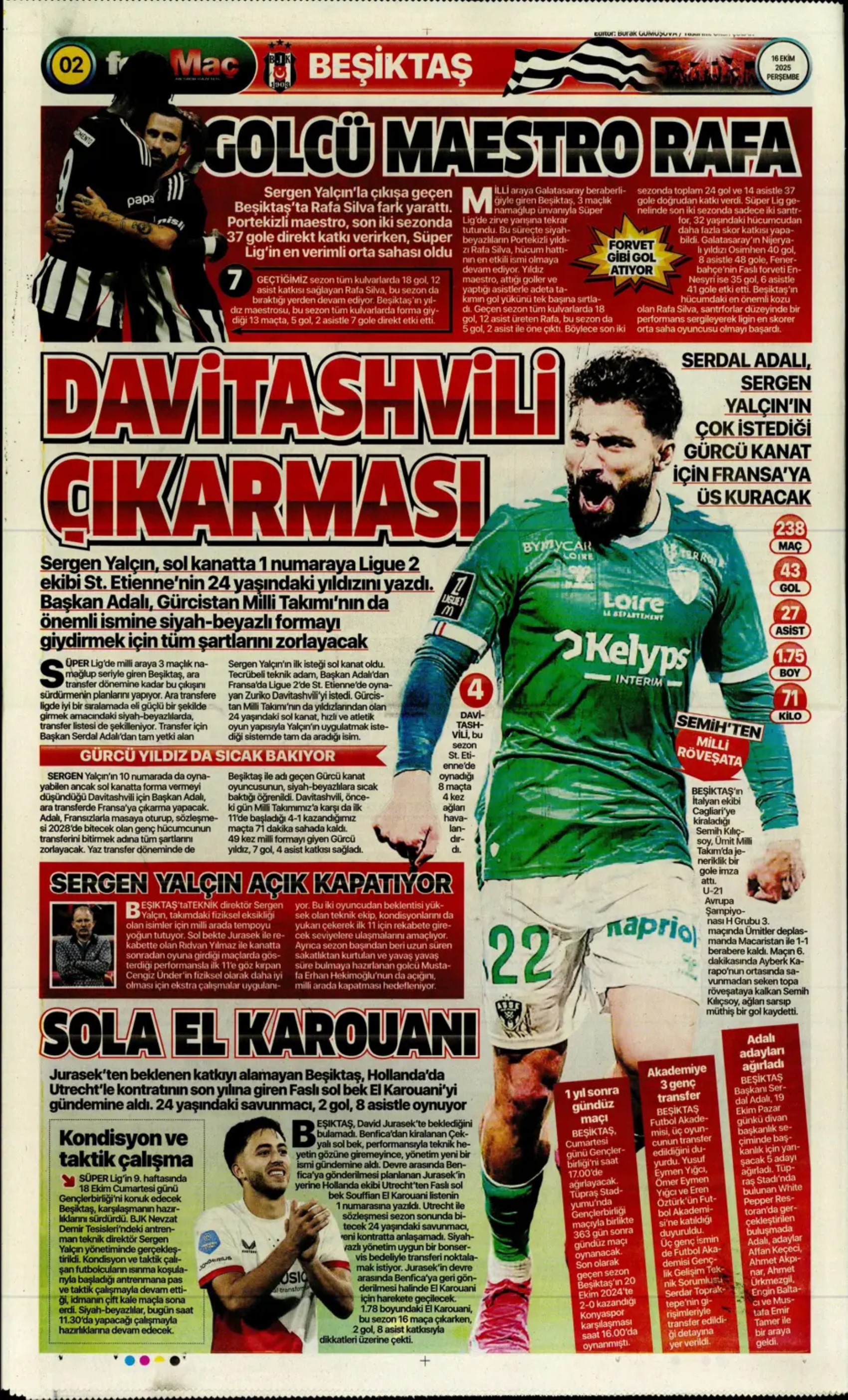 Sporda günün manşetleri... Fenerbahçe, santrafor transferinde gözünü o isme dikti