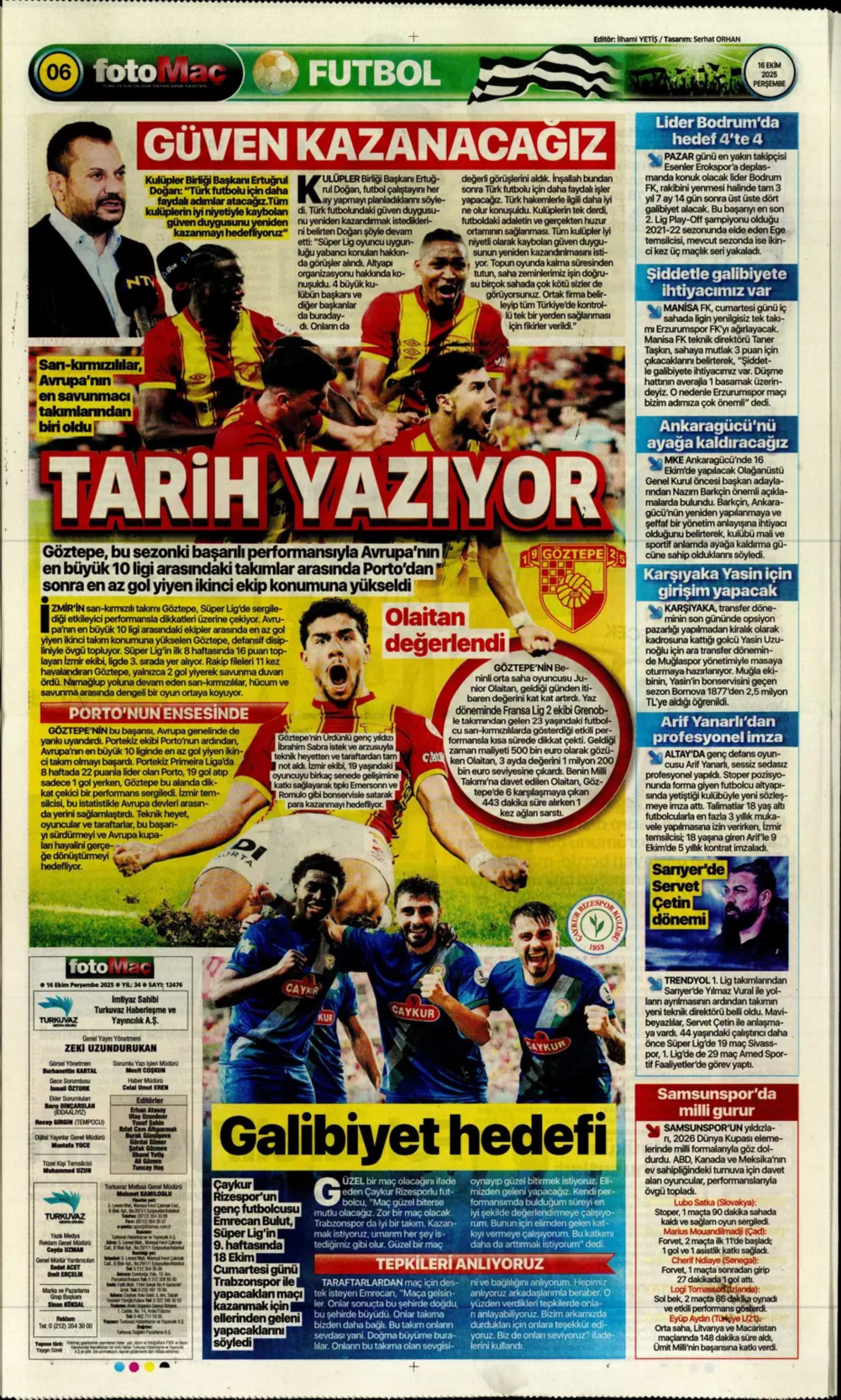 Sporda günün manşetleri... Fenerbahçe, santrafor transferinde gözünü o isme dikti
