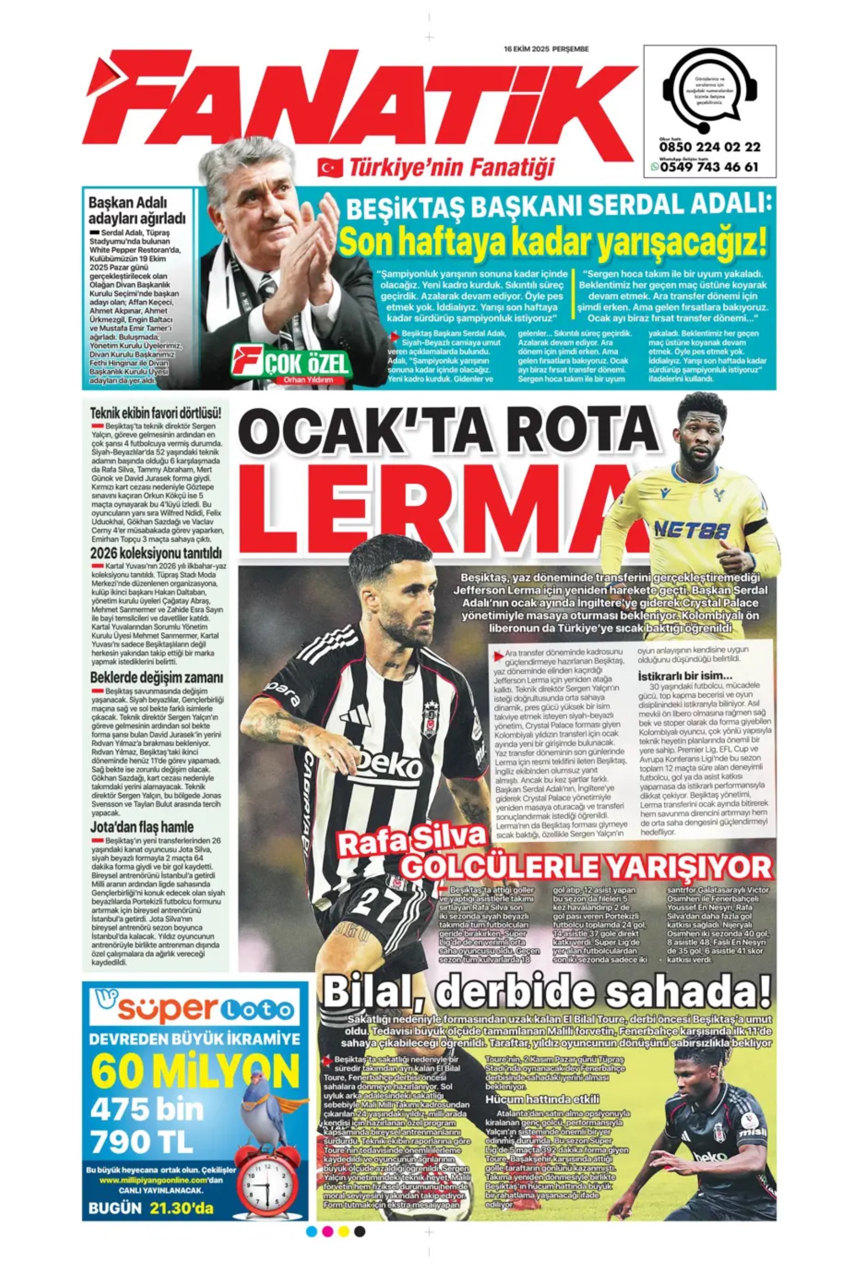 Sporda günün manşetleri... Fenerbahçe, santrafor transferinde gözünü o isme dikti