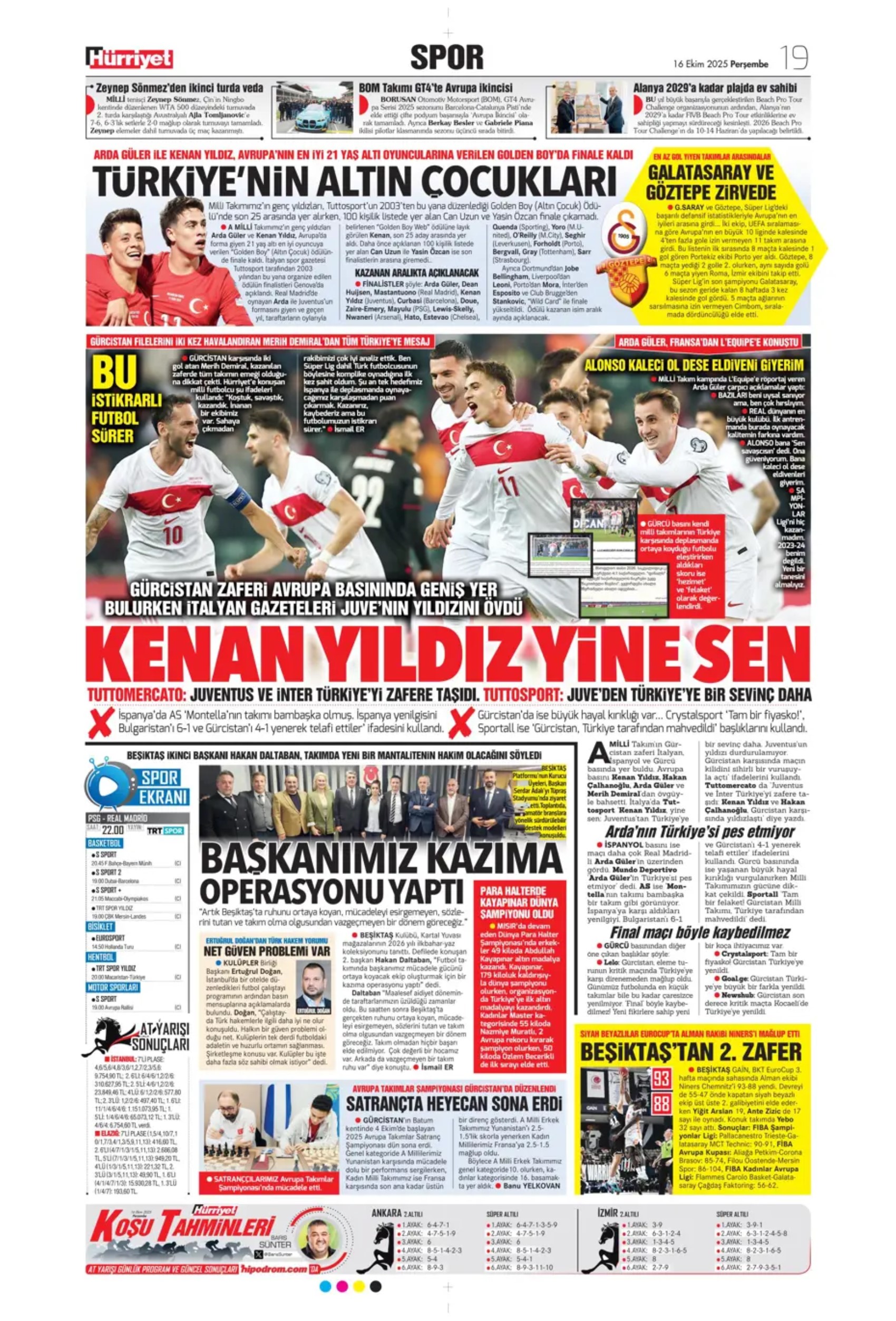 Sporda günün manşetleri... Fenerbahçe, santrafor transferinde gözünü o isme dikti