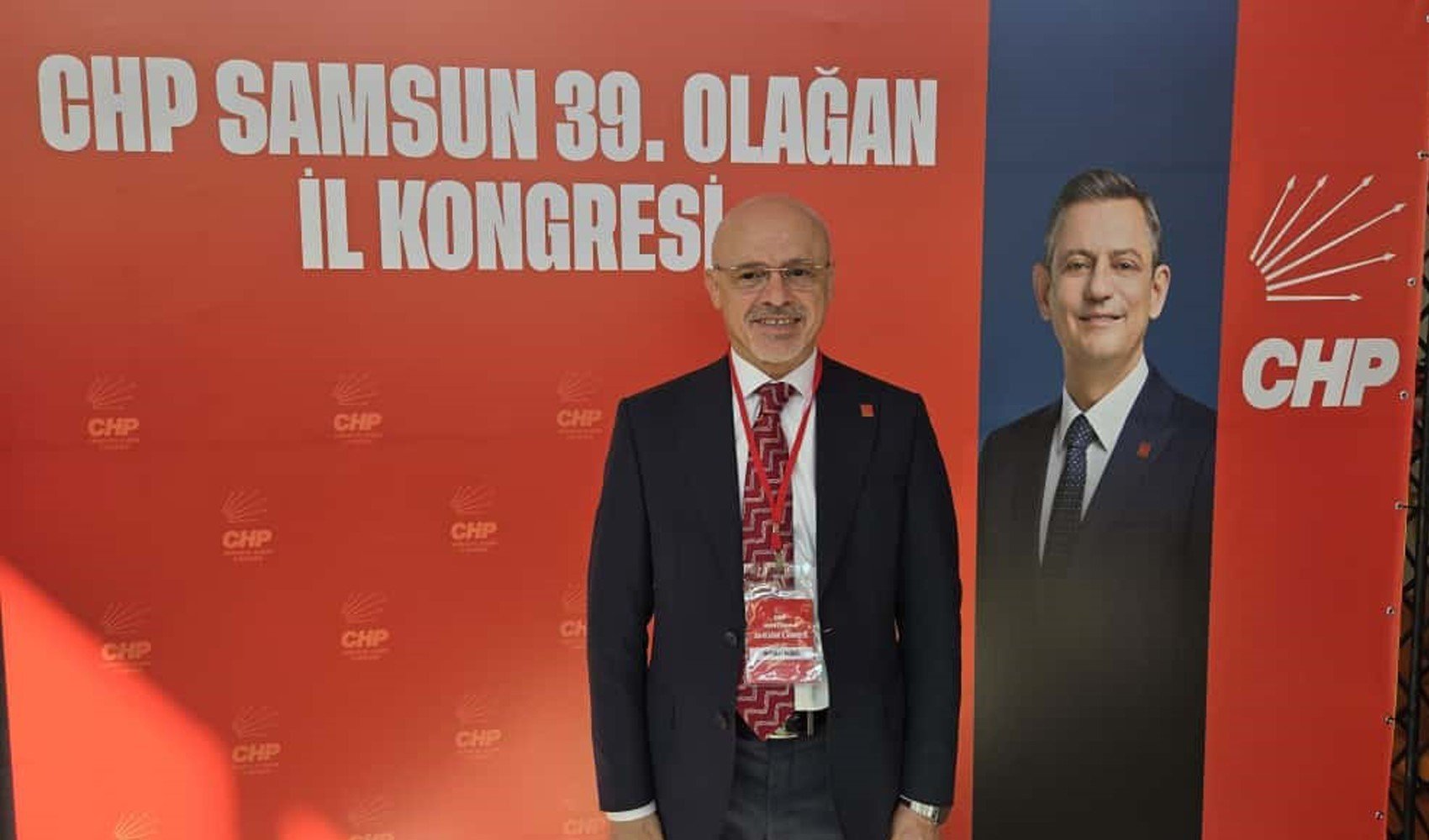 CHP Samsun İl Başkanlığına Mehmet Özdağ tekrar seçildi