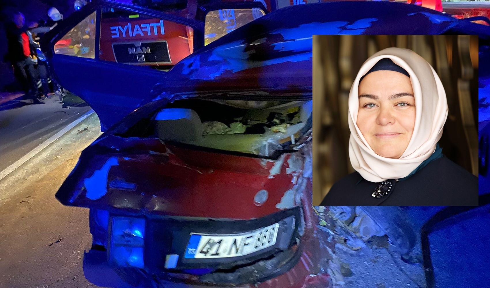 AKP milletvekili Ayşen Gürcan'ın içinde bulunduğu araç kazaya karıştı