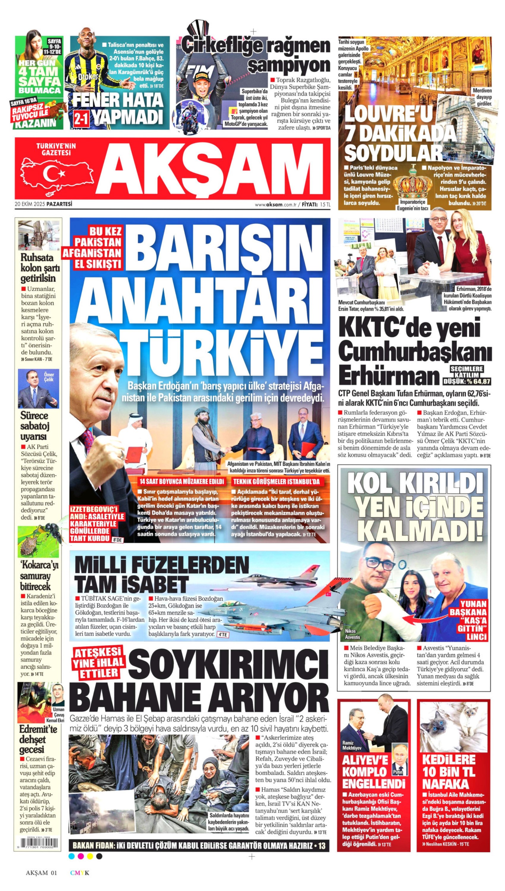 Tufan Erhürman kazandı: Gazeteler KKTC seçimlerinin sonucunu nasıl gördü? (20 Ekim 2025 gazete manşetleri)