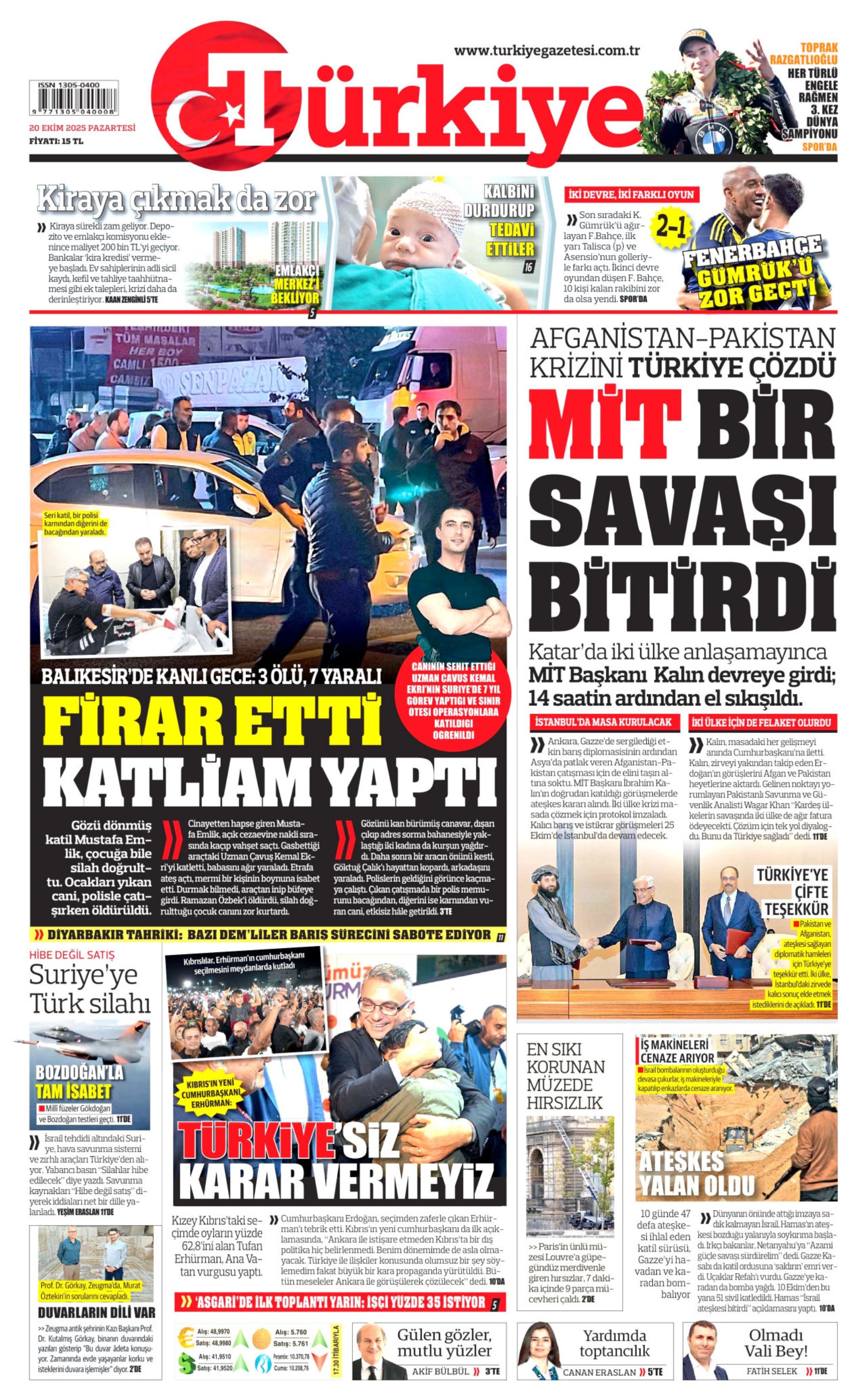 Tufan Erhürman kazandı: Gazeteler KKTC seçimlerinin sonucunu nasıl gördü? (20 Ekim 2025 gazete manşetleri)