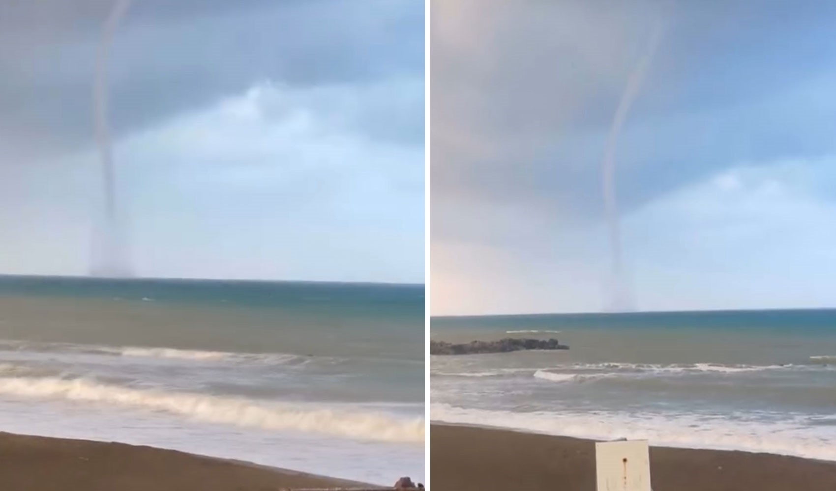 İskenderun Körfezi’ndeki hortum kamerada