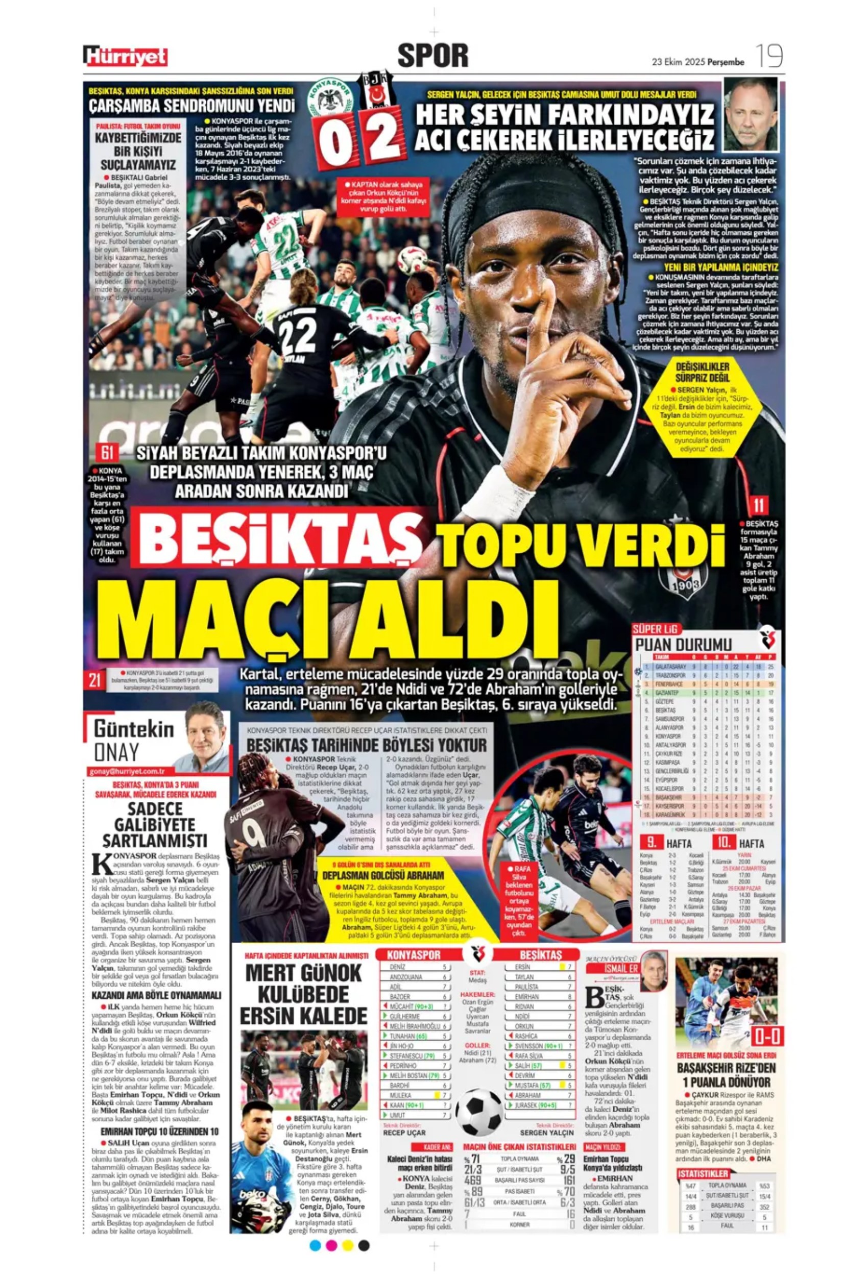 Sporda günün manşetleri... Şampiyonları Ligi'nde Galatasaray'ın gecesi