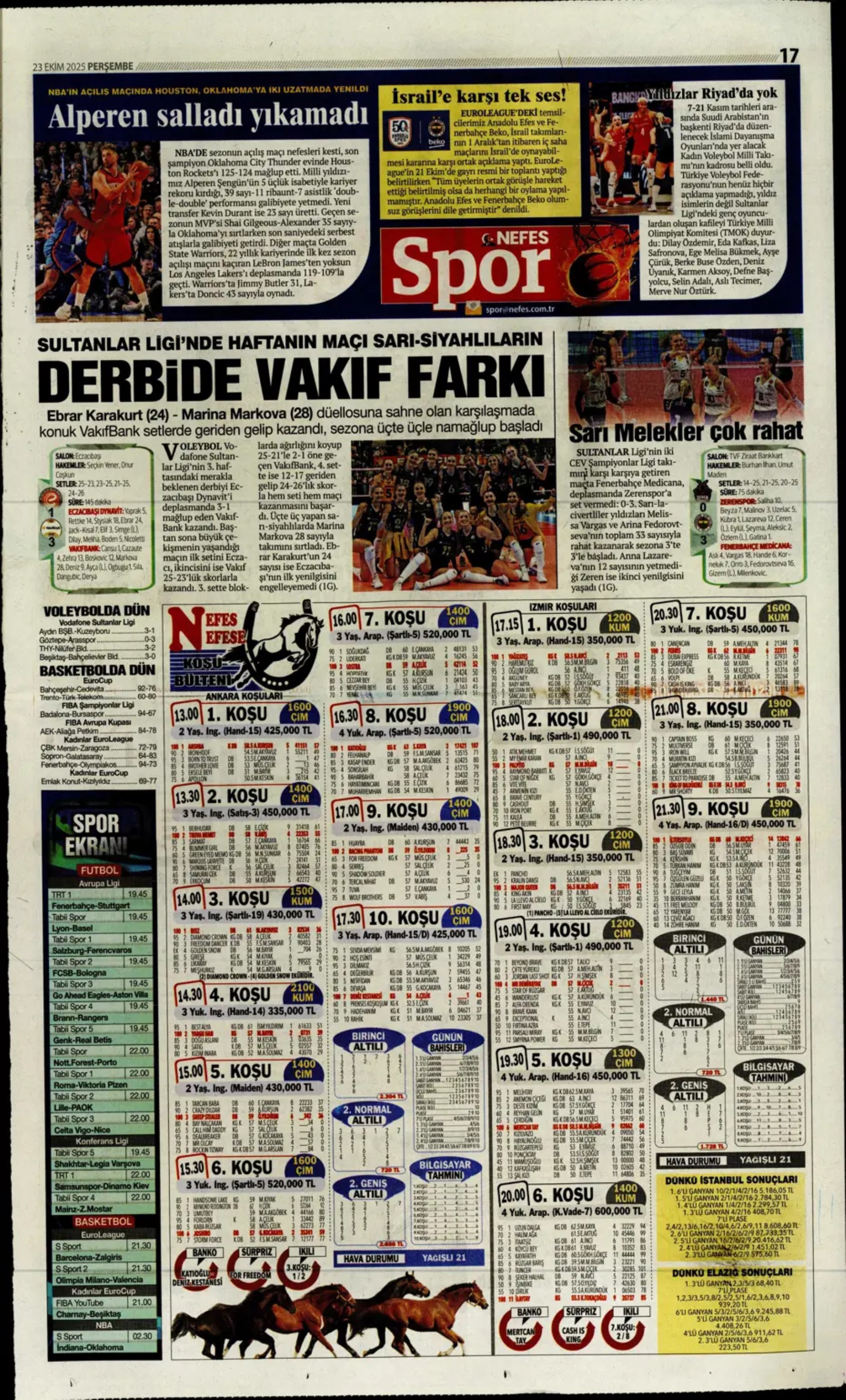 Sporda günün manşetleri... Şampiyonları Ligi'nde Galatasaray'ın gecesi