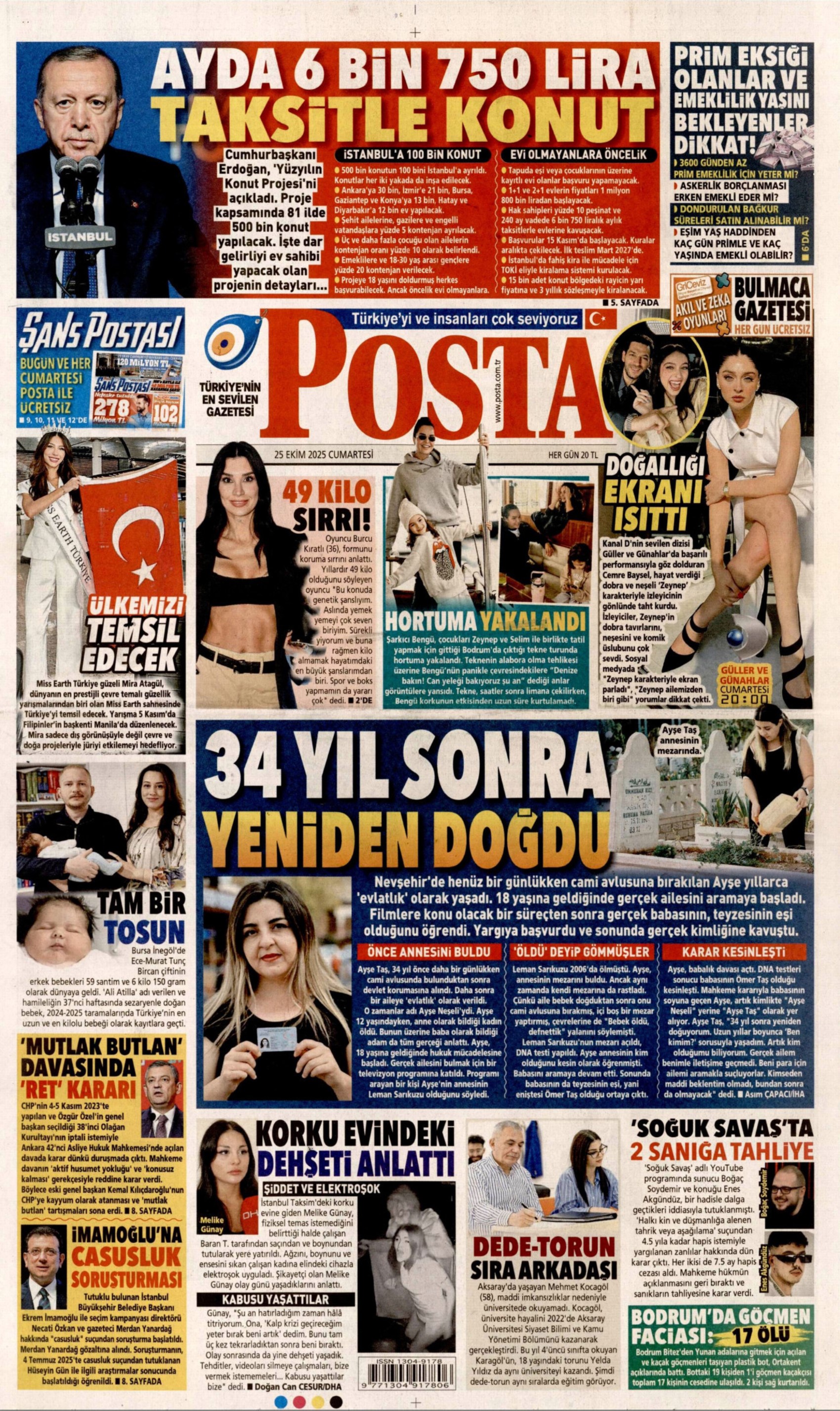 25 Ekim 2025 gazete manşetleri: Gazeteler, CHP'nin kurultay davasını ve İmamoğlu'na casusluk soruşturmasını nasıl gördü?