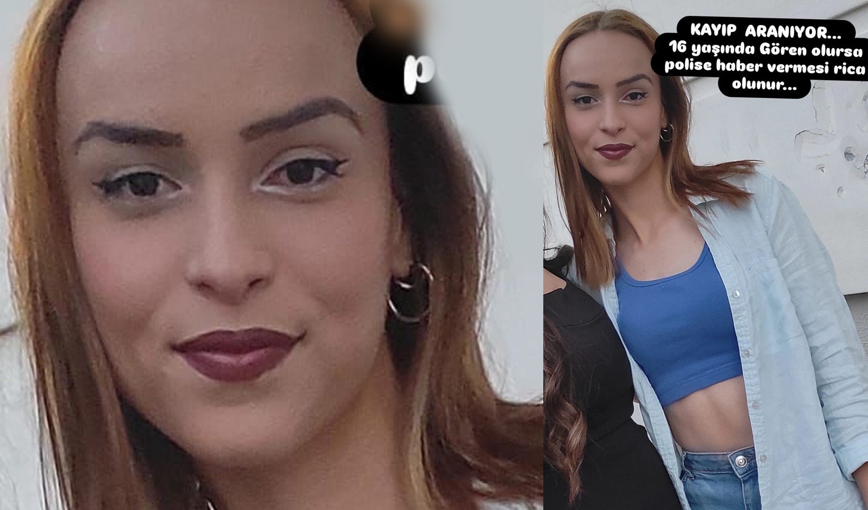 16 yaşındaki Bennur’dan 2 gündür haber alınamıyor 16 yaşındaki Bennur’dan 2 gündür haber alınamıyor