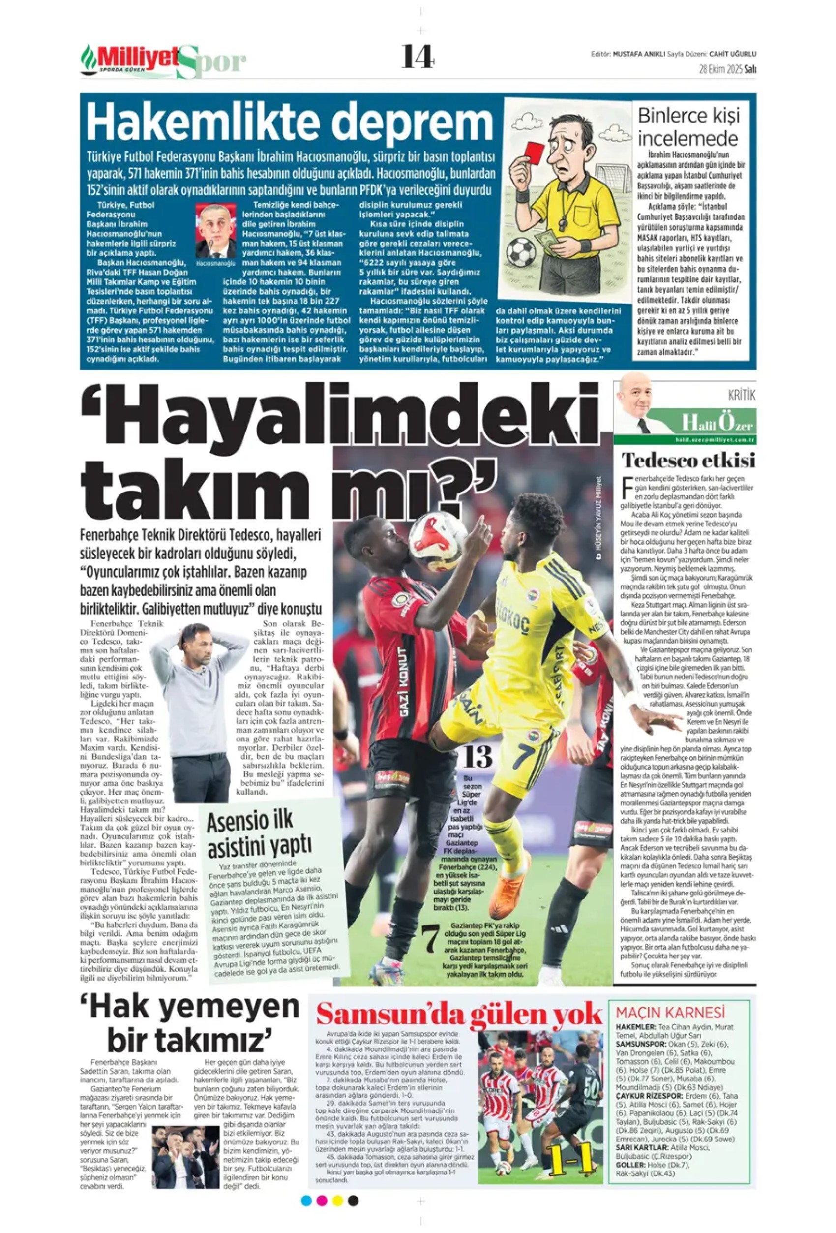 Sporun manşetleri... Türk futbolunda bahis skandalı! 'İsimleri açıklayın' çağrısı