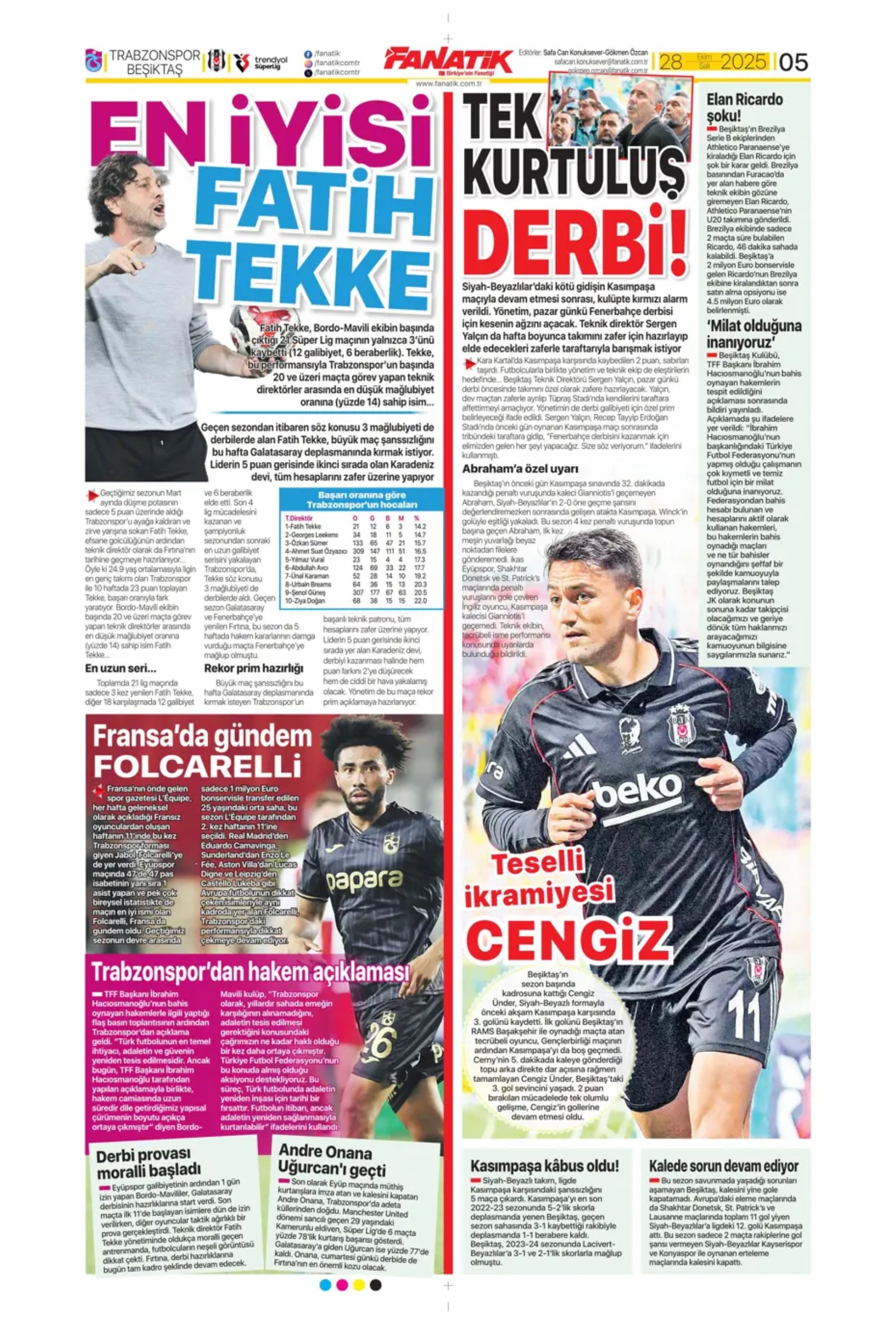 Sporun manşetleri... Türk futbolunda bahis skandalı! 'İsimleri açıklayın' çağrısı