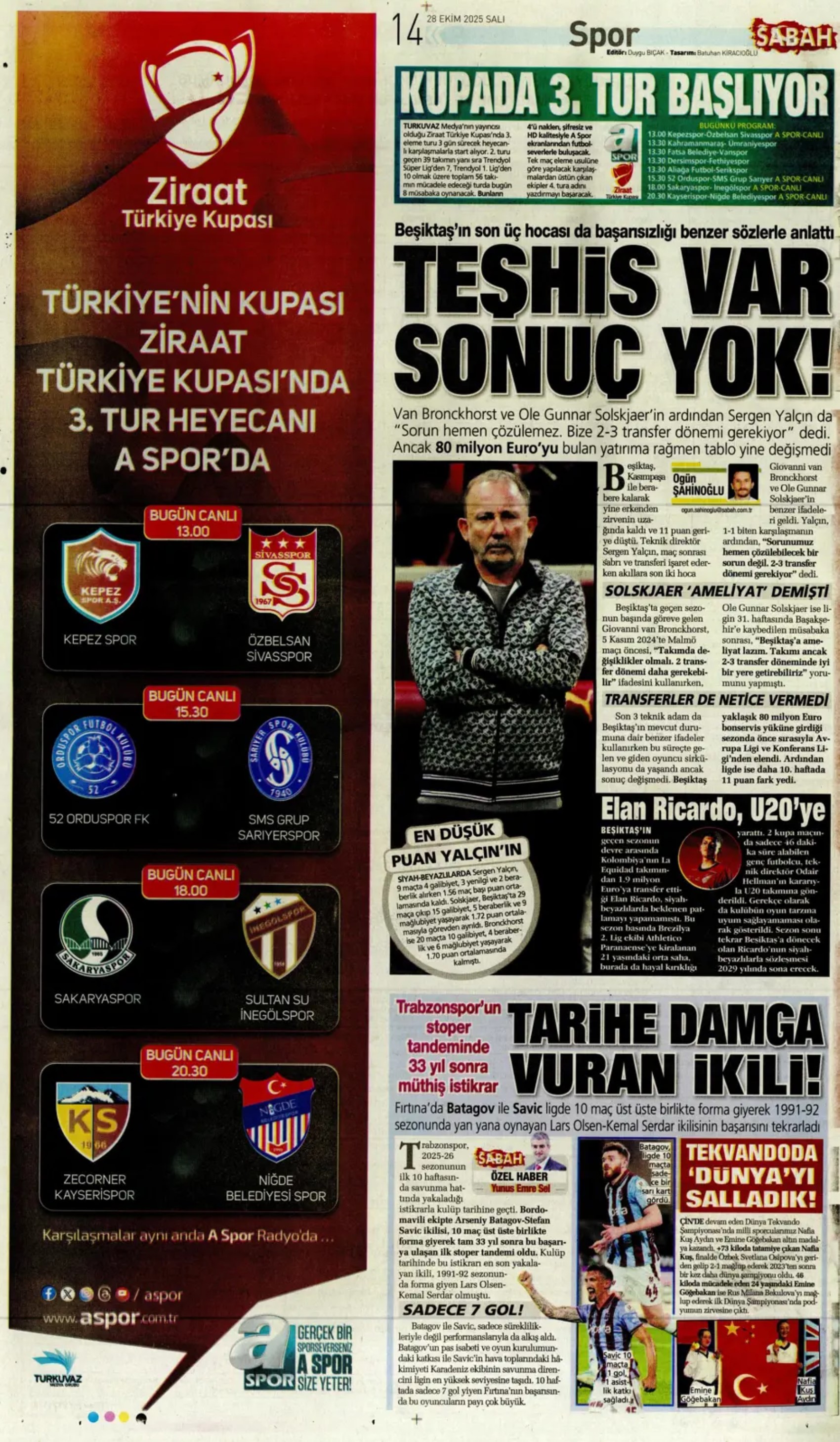 Sporun manşetleri... Türk futbolunda bahis skandalı! 'İsimleri açıklayın' çağrısı