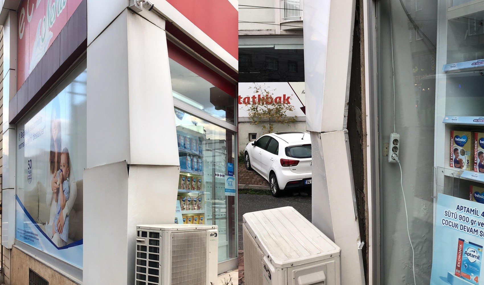 Gebze'de çöken binanın dün çekilen fotoğrafları ortaya çıktı