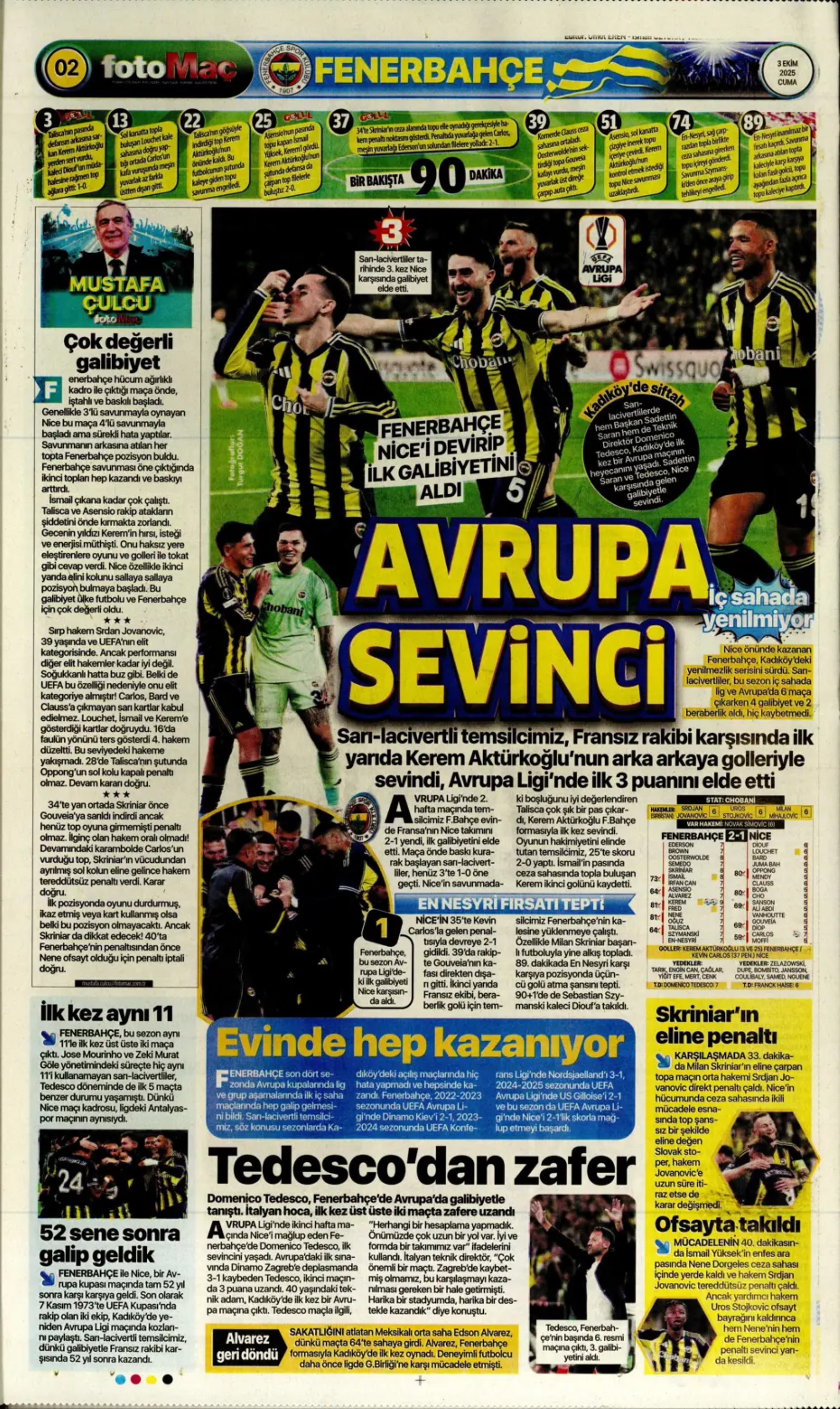 Sporda günün manşetleri: Kadıköy'de Kerem'in gecesi