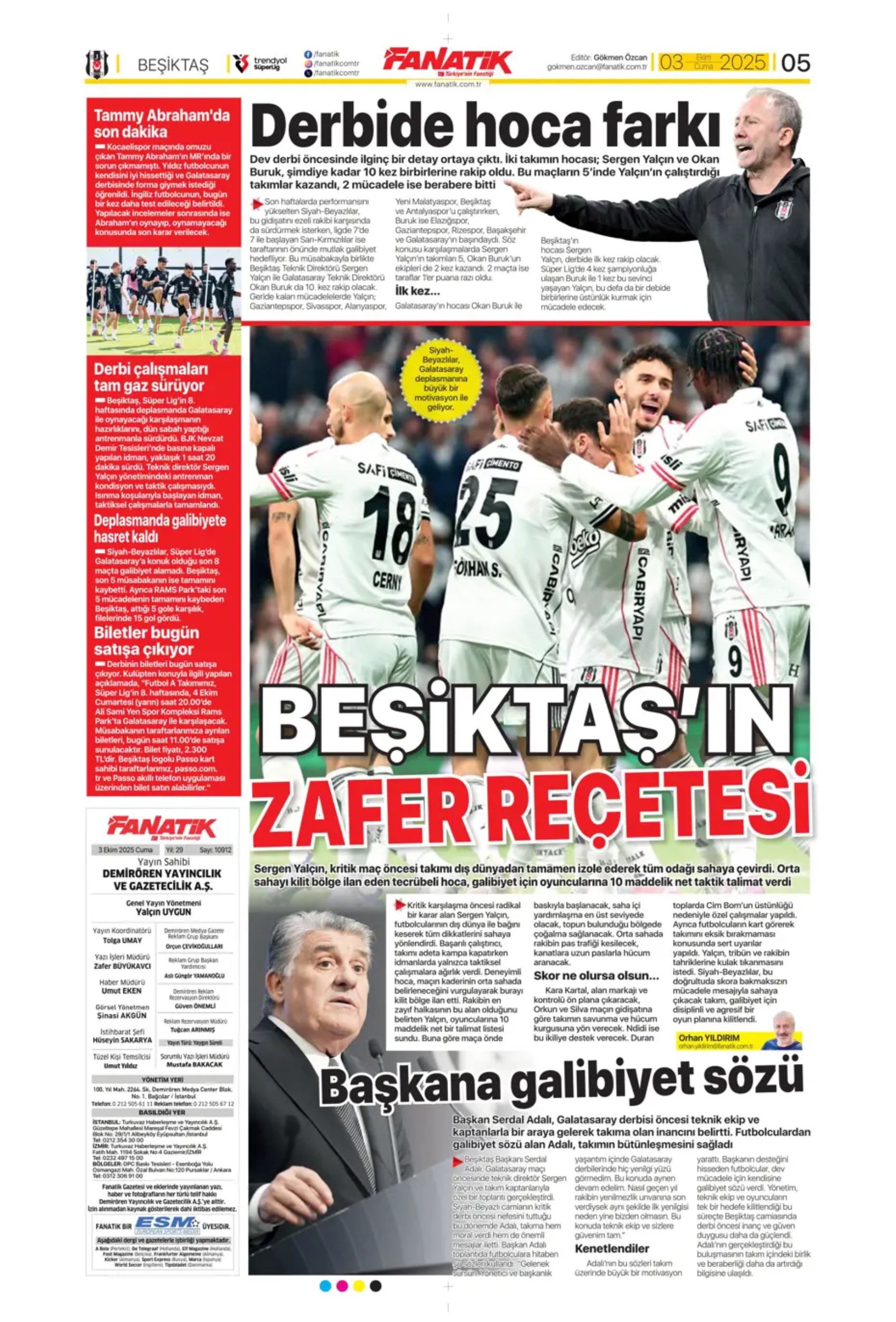 Sporda günün manşetleri: Kadıköy'de Kerem'in gecesi