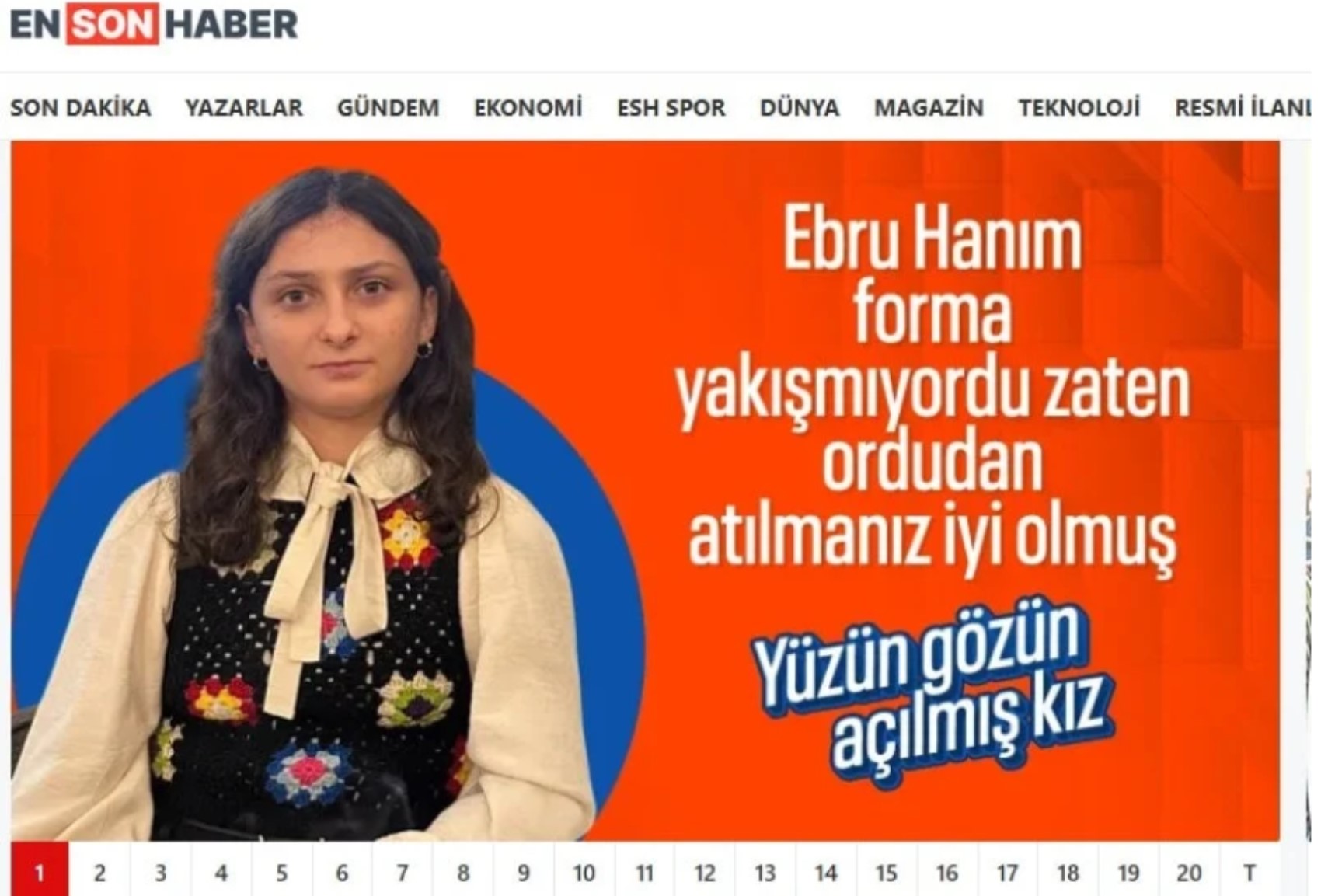 Yandaş medyanın nefreti bitmiyor: TSK'dan ihraç edilen Teğmen Ebru Eroğlu'na çirkin sözler