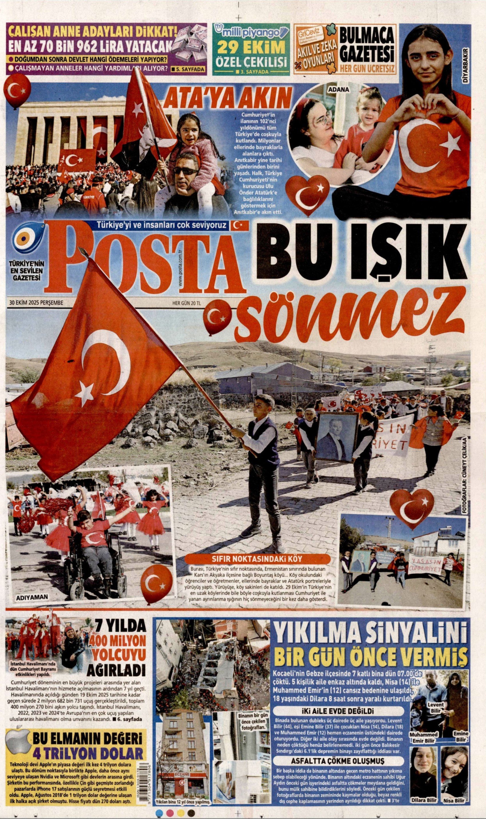 Aynı aileden 4 kişi hayatını kaybetti! Gebze'de çöken bina faciası gazetelerde: 'Ölüm göz göre göre gelmiş'