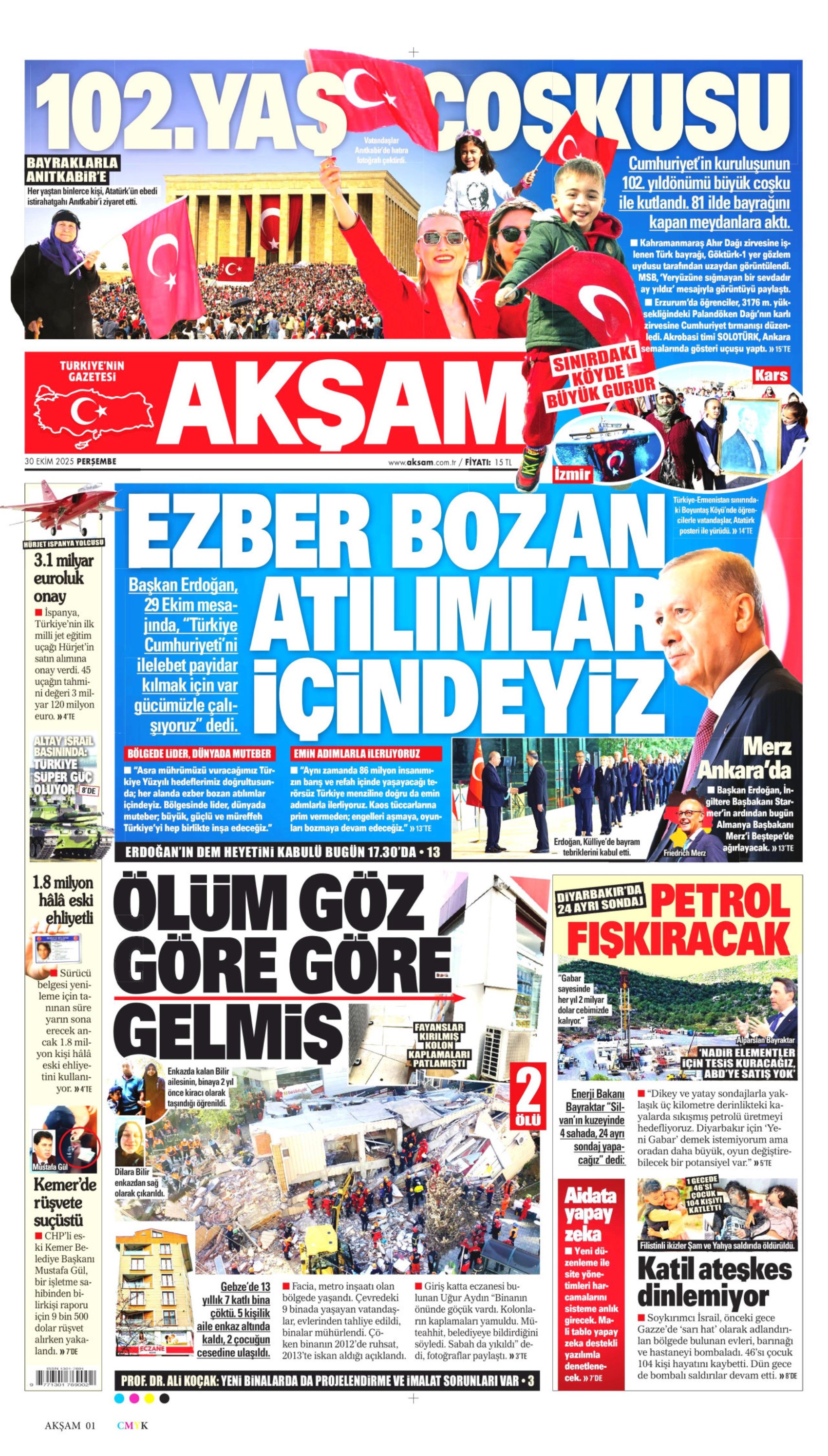 Aynı aileden 4 kişi hayatını kaybetti! Gebze'de çöken bina faciası gazetelerde: 'Ölüm göz göre göre gelmiş'