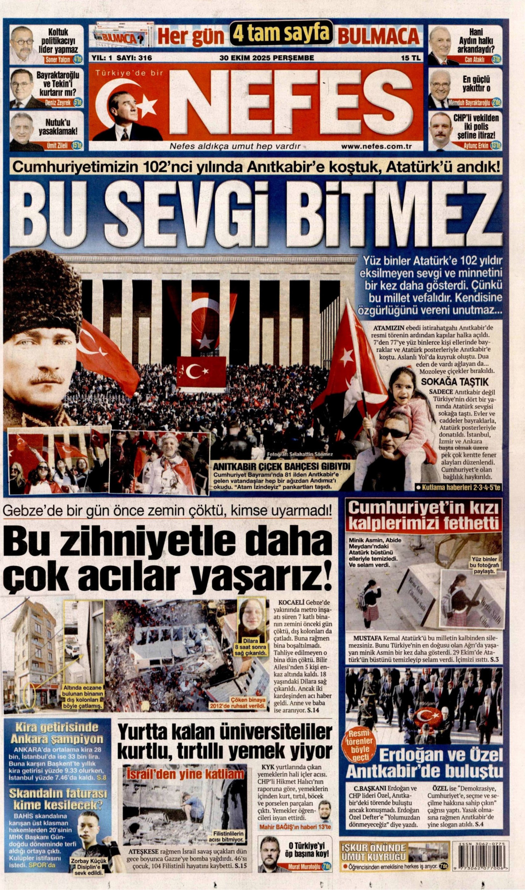Aynı aileden 4 kişi hayatını kaybetti! Gebze'de çöken bina faciası gazetelerde: 'Ölüm göz göre göre gelmiş'