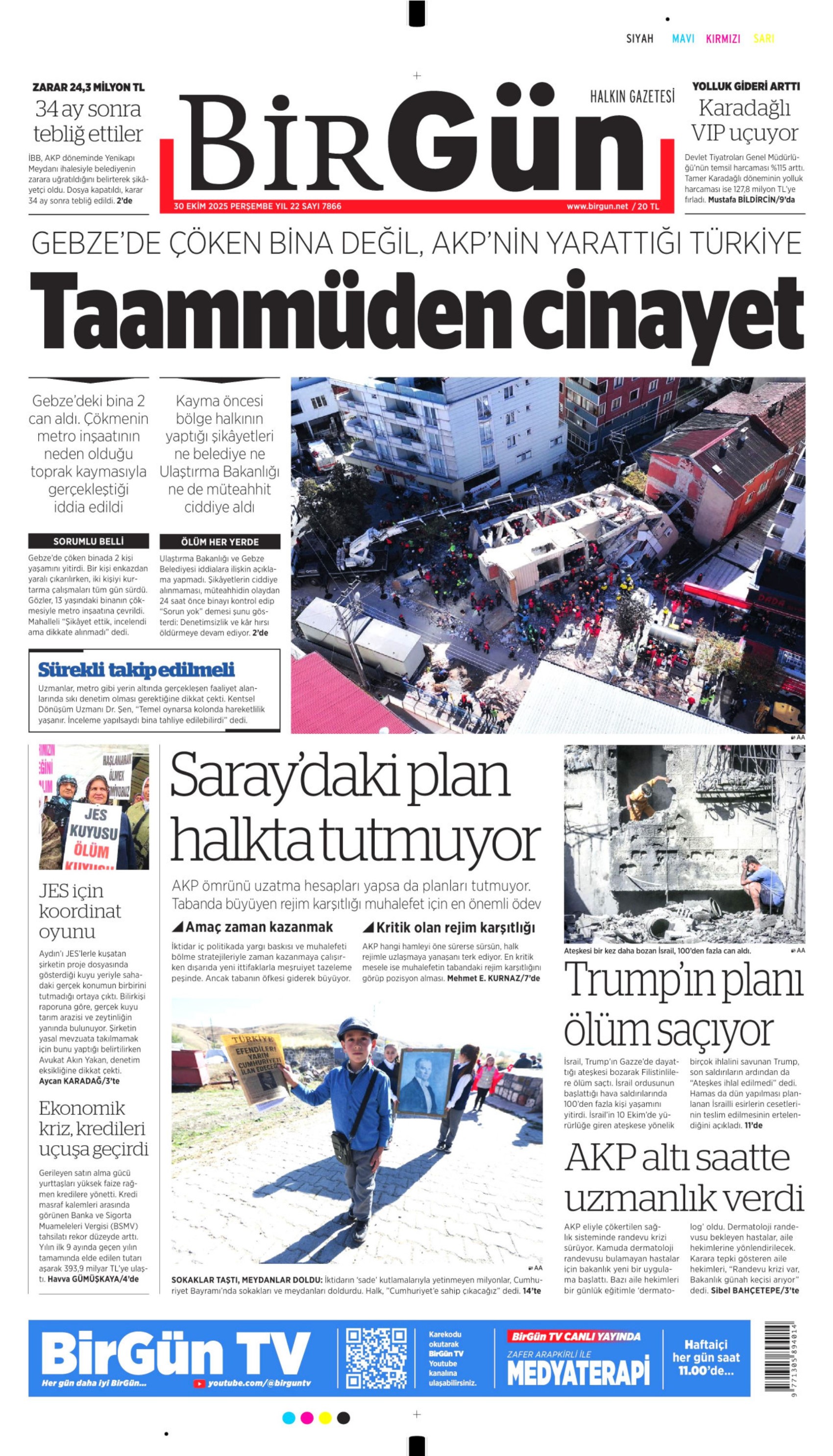 Aynı aileden 4 kişi hayatını kaybetti! Gebze'de çöken bina faciası gazetelerde: 'Ölüm göz göre göre gelmiş'