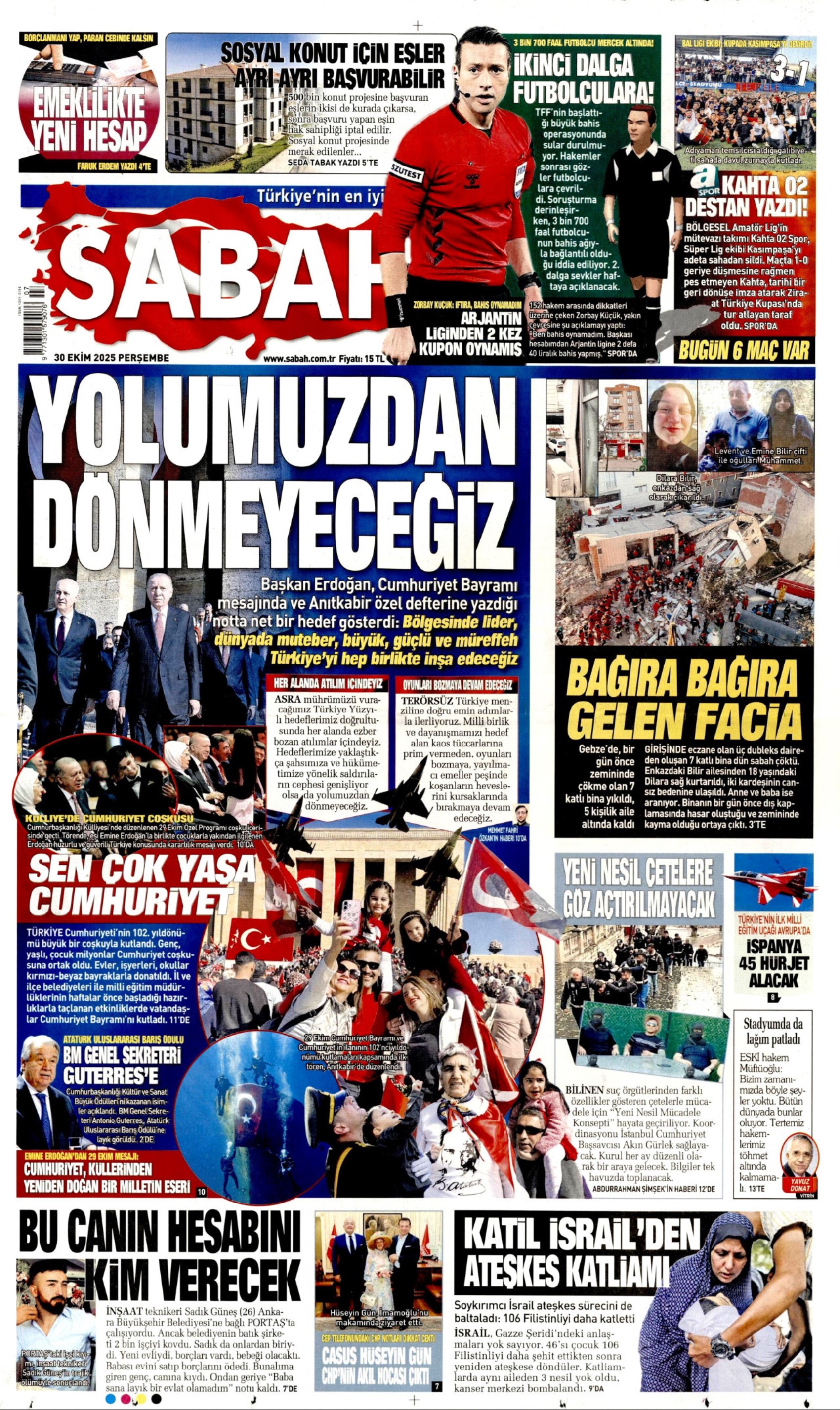 Aynı aileden 4 kişi hayatını kaybetti! Gebze'de çöken bina faciası gazetelerde: 'Ölüm göz göre göre gelmiş'