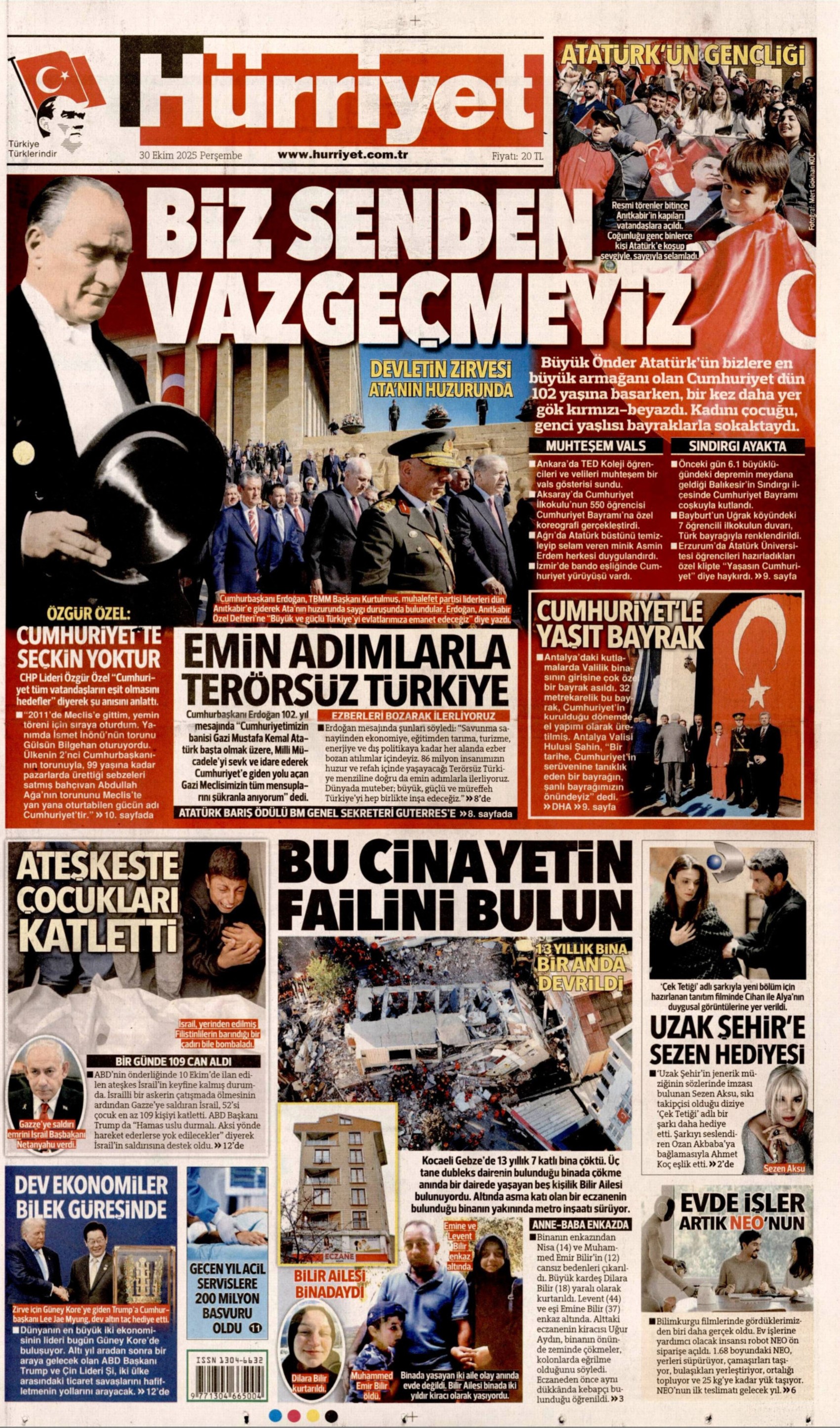 Aynı aileden 4 kişi hayatını kaybetti! Gebze'de çöken bina faciası gazetelerde: 'Ölüm göz göre göre gelmiş'