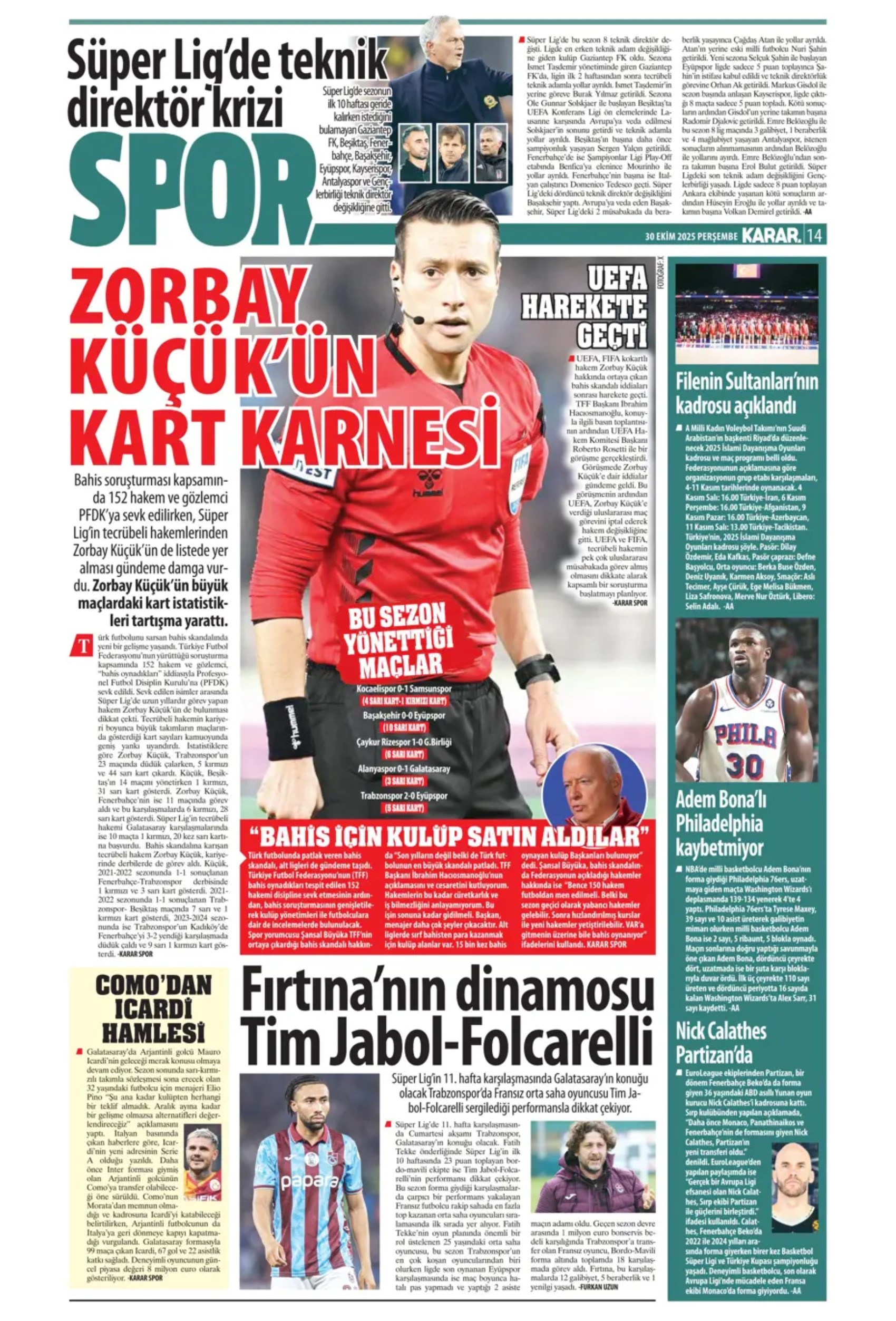 Sporda günün manşetleri... Alexander Sörloth transferini başkan bitiriyor