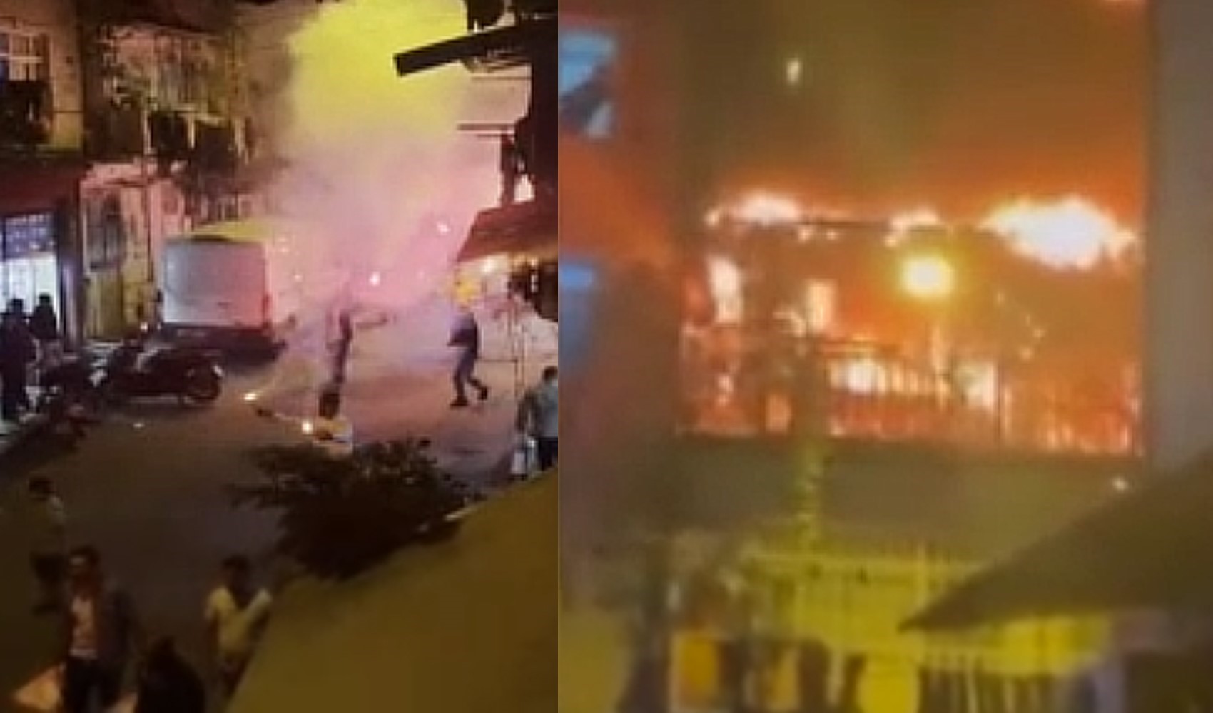 Beyoğlu’nda kız istemede patlatılan havai fişekler evi yaktı