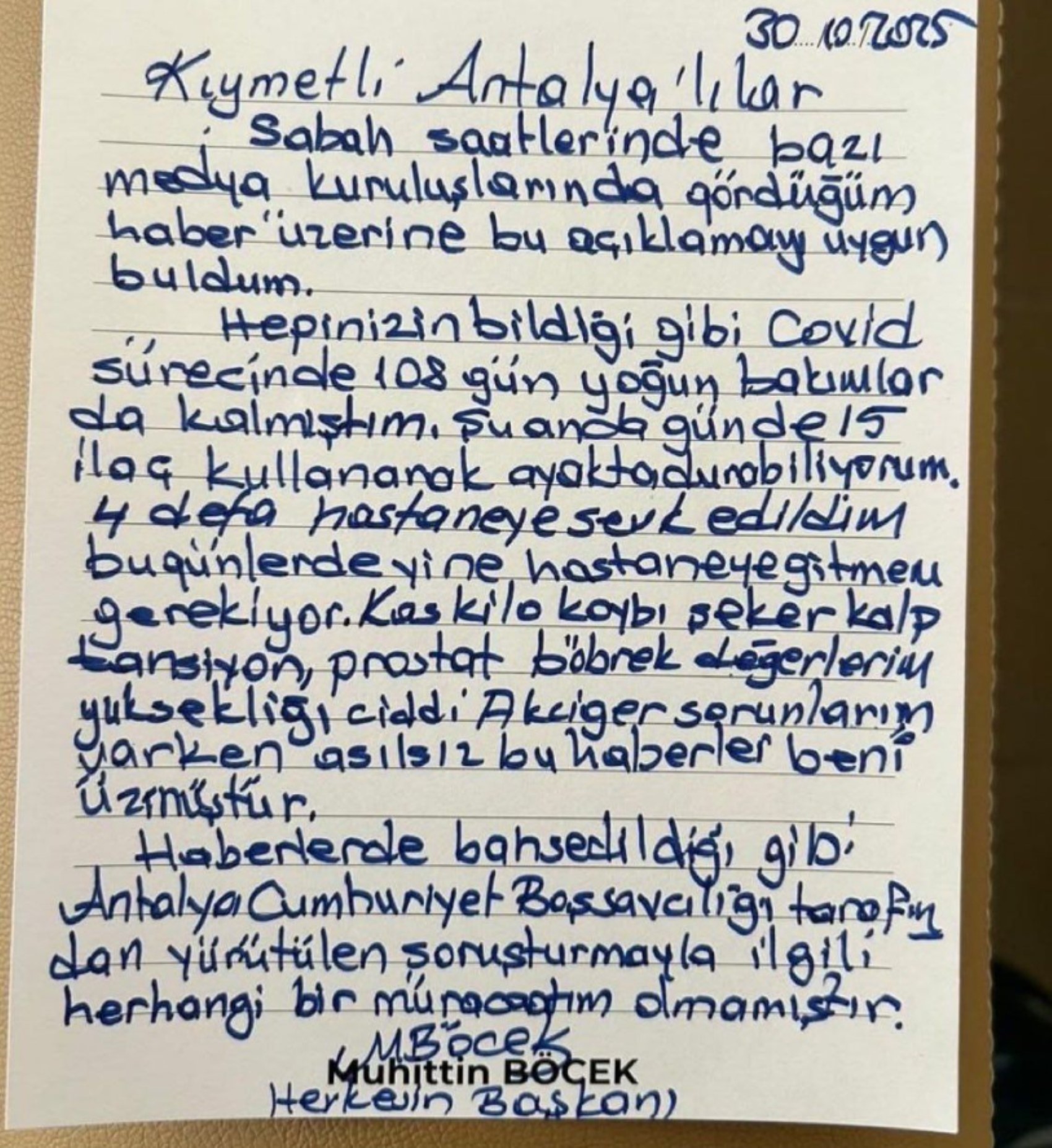 Son Dakika... İtirafçı olacağı konuşulmuştu: Muhittin Böcek'ten iddialara yanıt geldi