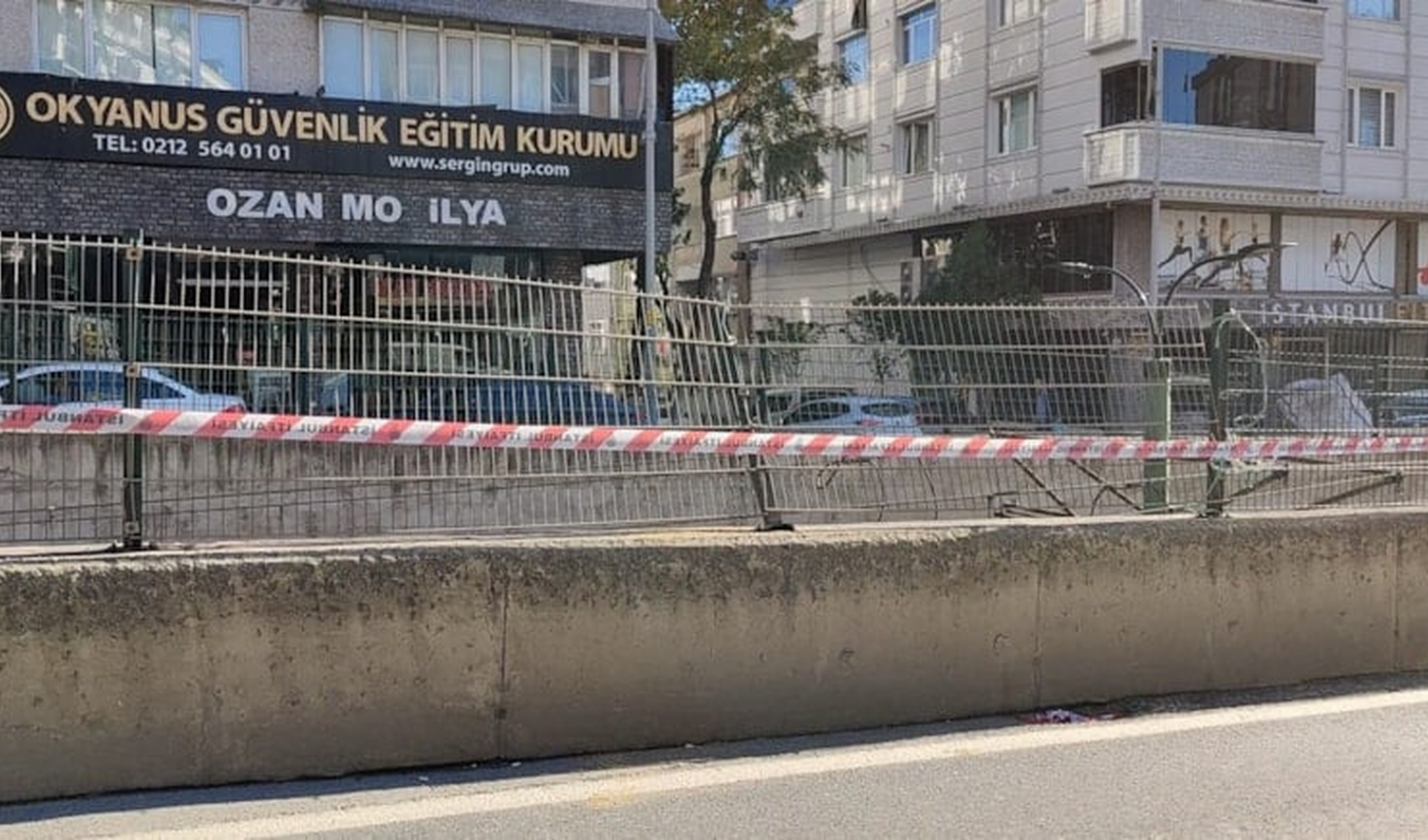 Bayrampaşa'da tramvay hattında patlama