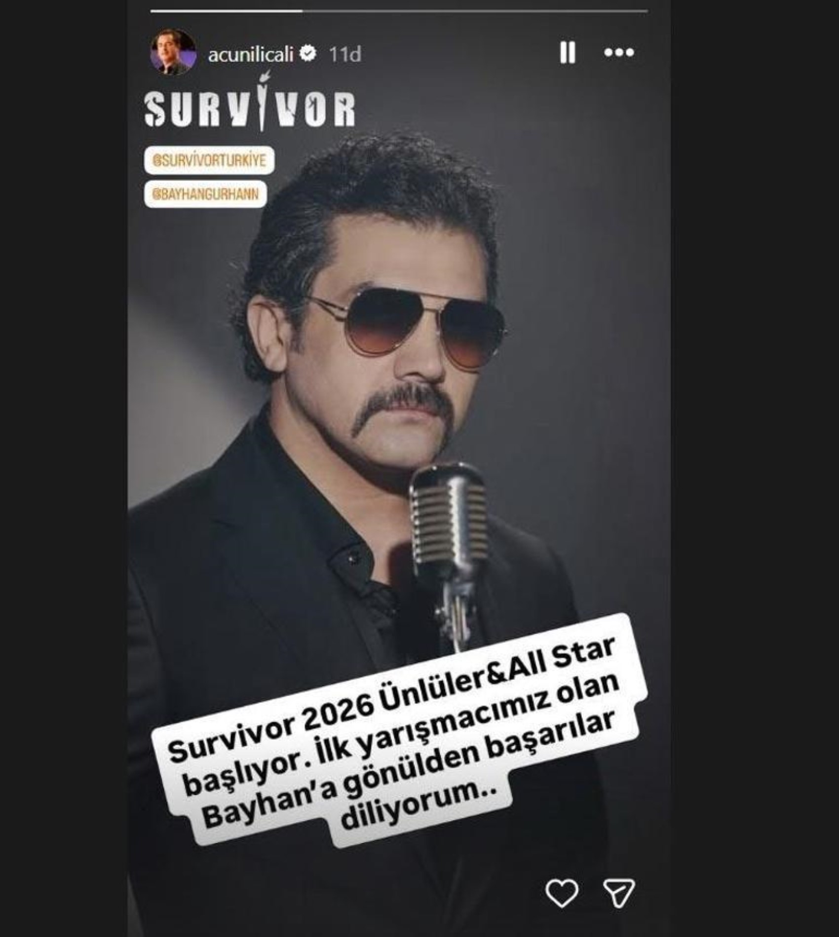 Acun Ilıcalı Survivor 2026'nın ilk yarışmacısını açıkladı! Popstar'ın yıldızı kadroda...