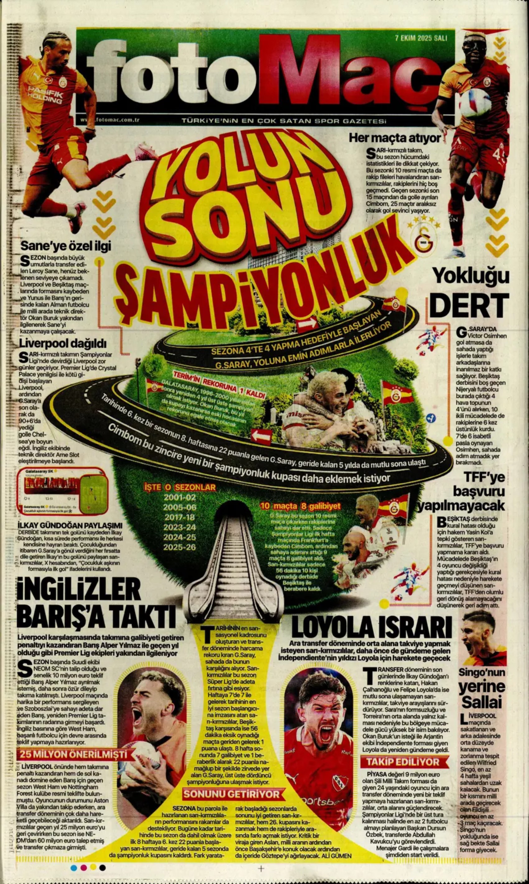 Sporda günün manşetleri: Fenerbahçe, devre arasında Suudi Arabistan'dan bir yıldız daha getiriyor