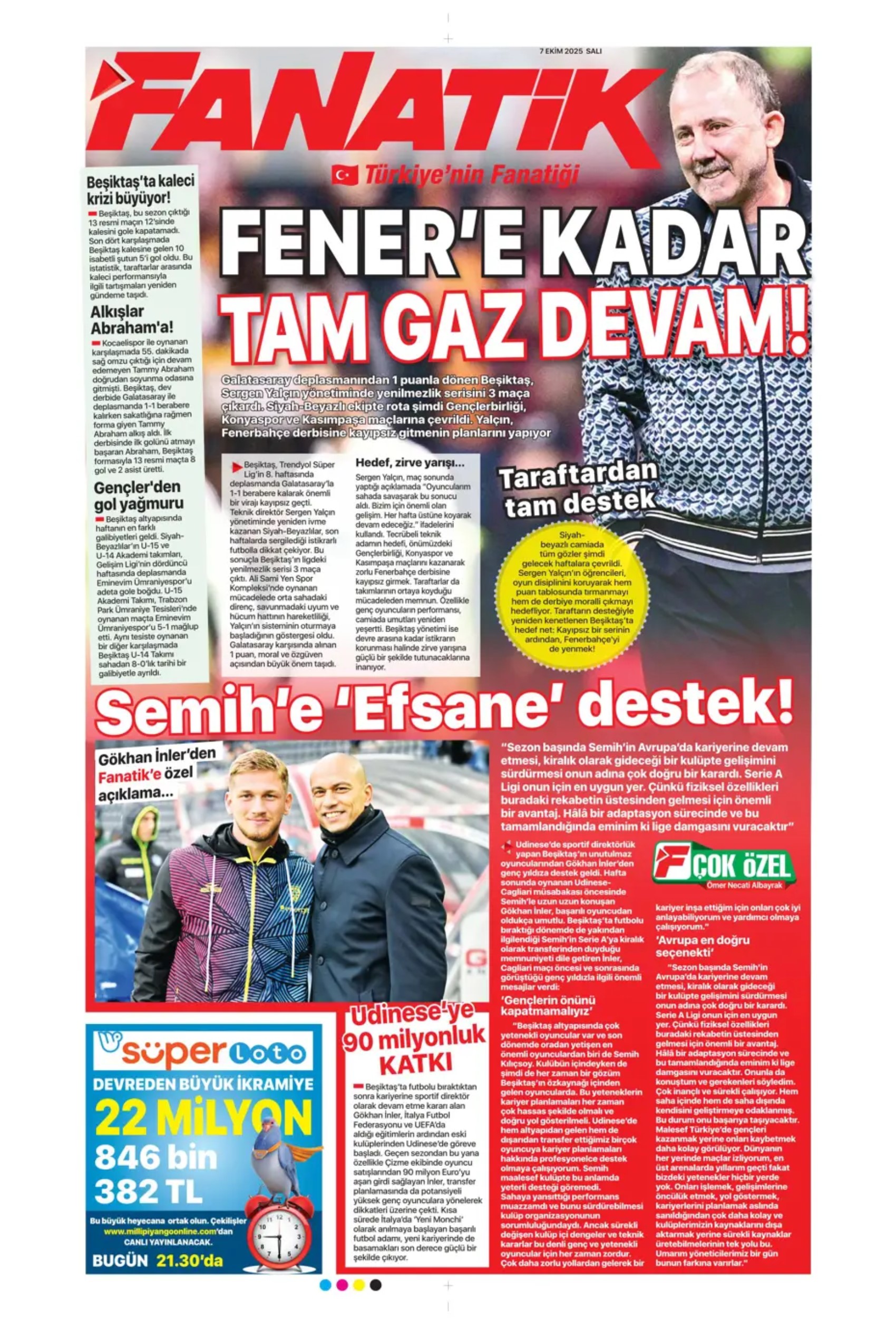 Sporda günün manşetleri: Fenerbahçe, devre arasında Suudi Arabistan'dan bir yıldız daha getiriyor