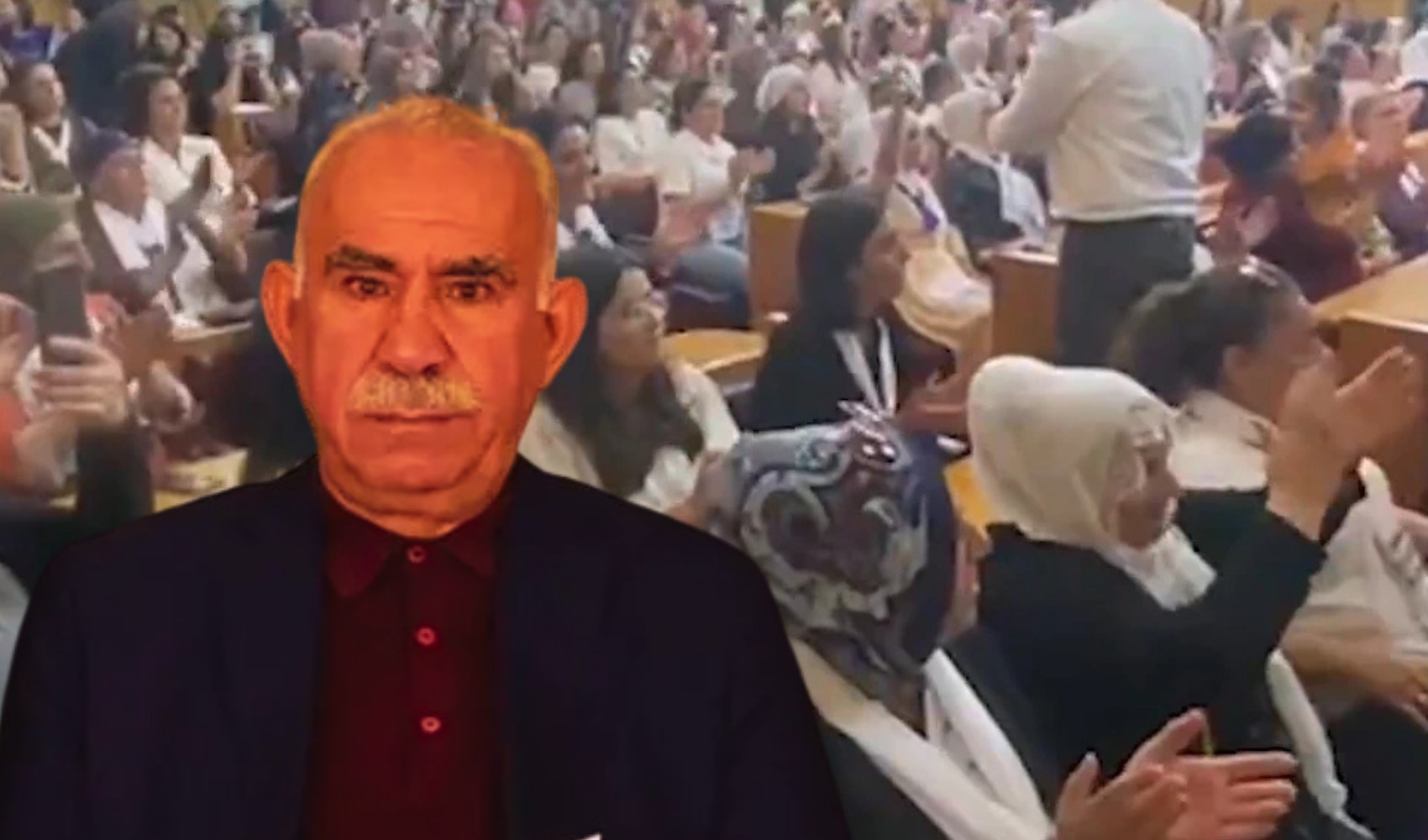 Son Dakika... Meclis'te utanç anları! DEM grubunda 'APO' sloganları
