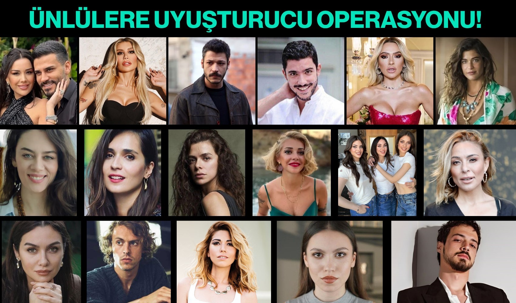 Uyuşturucu operasyonunda evinden alınan ünlülerin isimleri belli oldu!