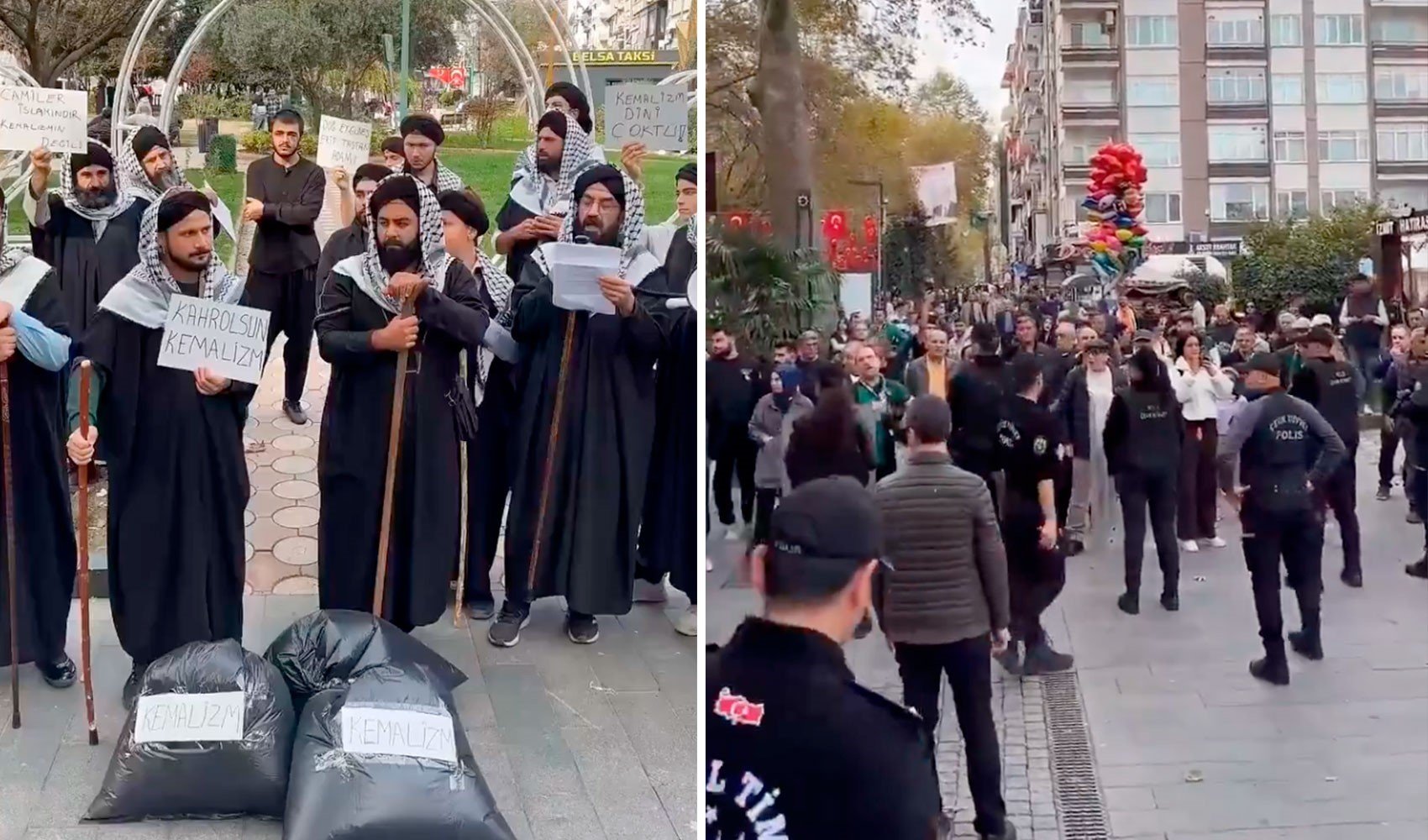 Atatürk'e saygısızlık yapan gericilere halktan tokat gibi yanıt