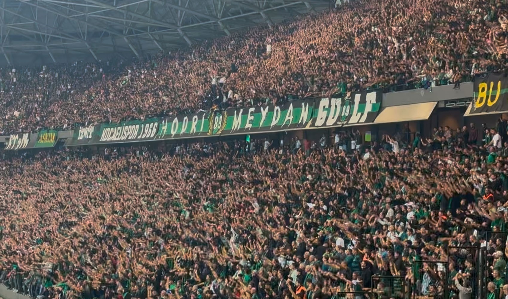 Kocaelispor-Galatasaray maçında desibel rekoru kırılamadı