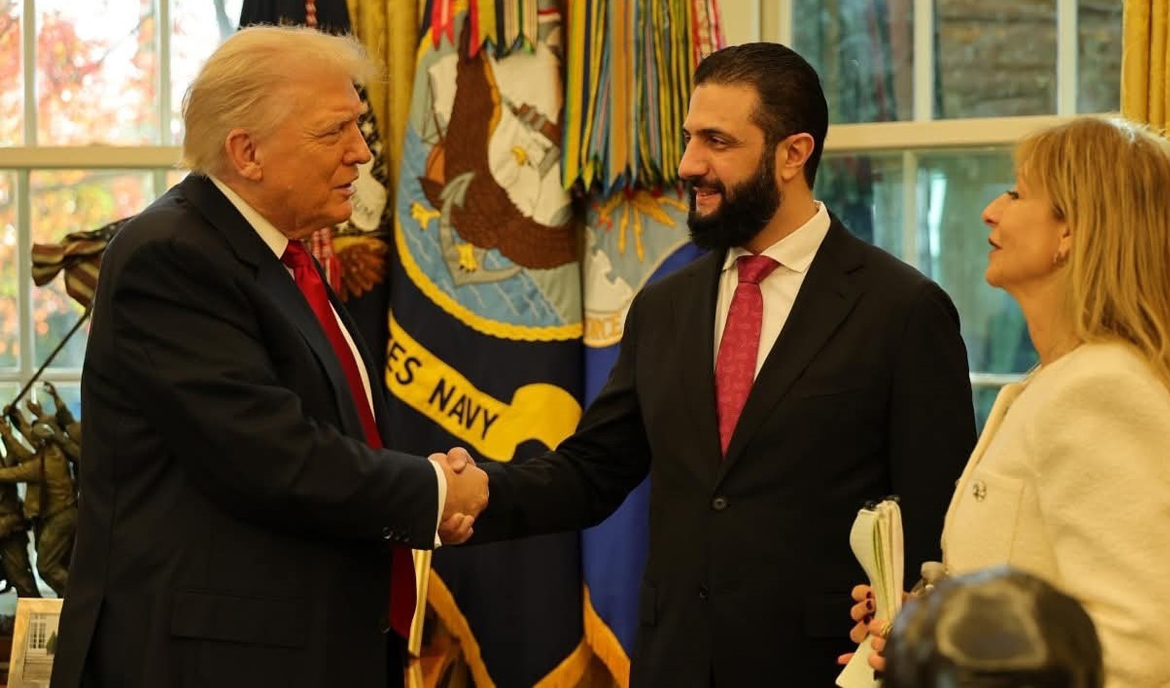 Trump ve eş-Şara bölgesel ve uluslararası konuları ele aldı