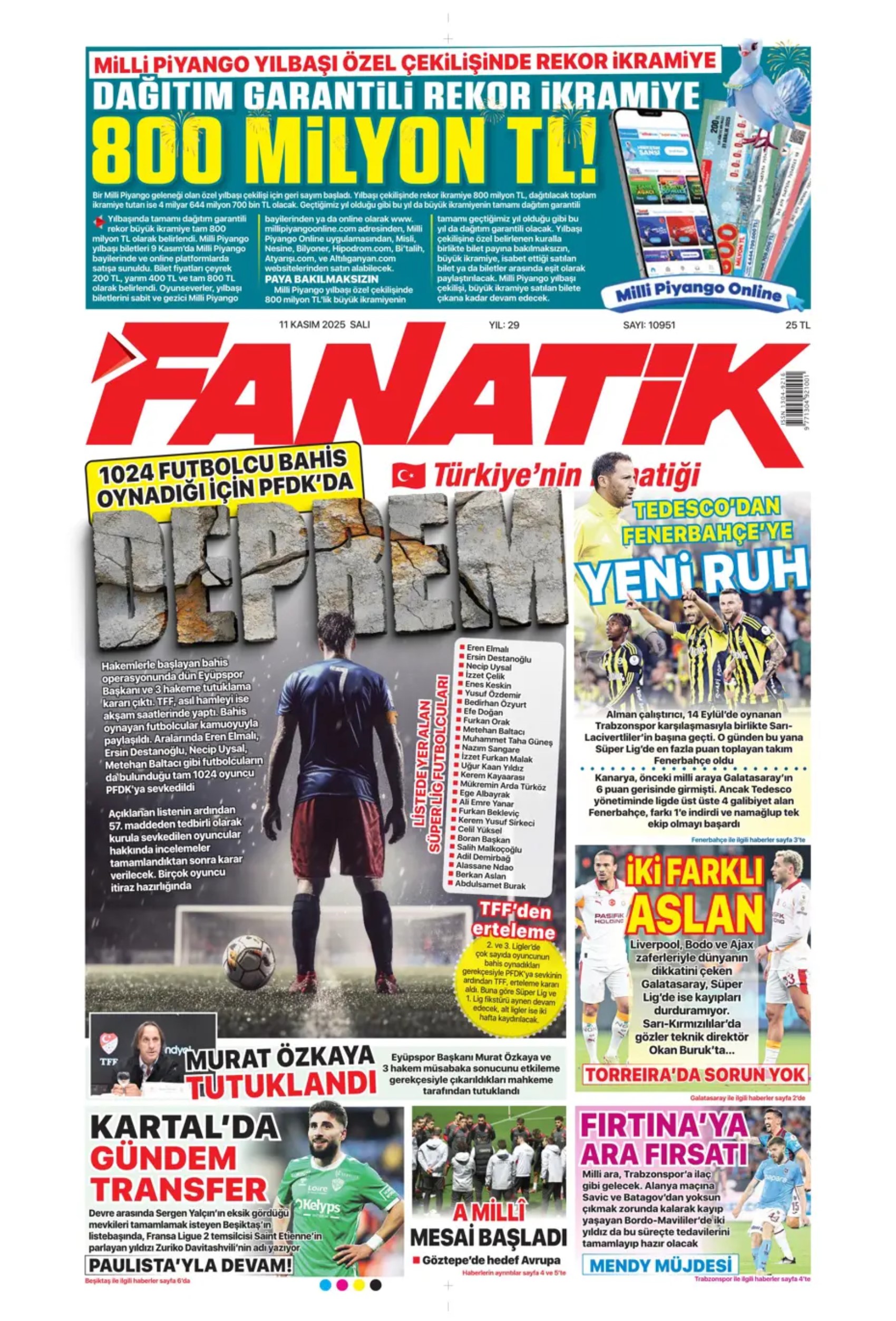 Sporda günün manşetleri... Futbola ikinci bomba düştü! Galatasaray'da Lookman harekatı