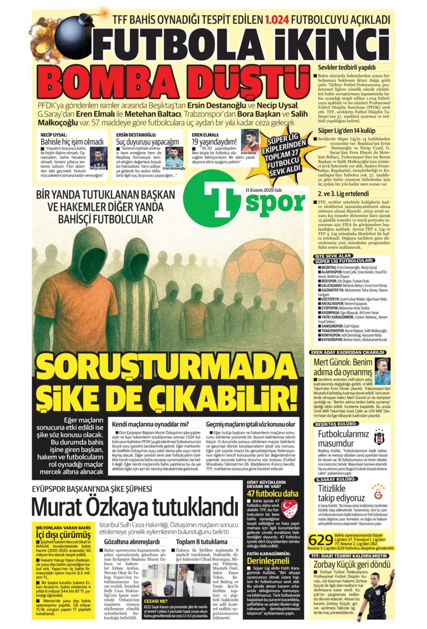 Sporda günün manşetleri... Futbola ikinci bomba düştü! Galatasaray'da Lookman harekatı