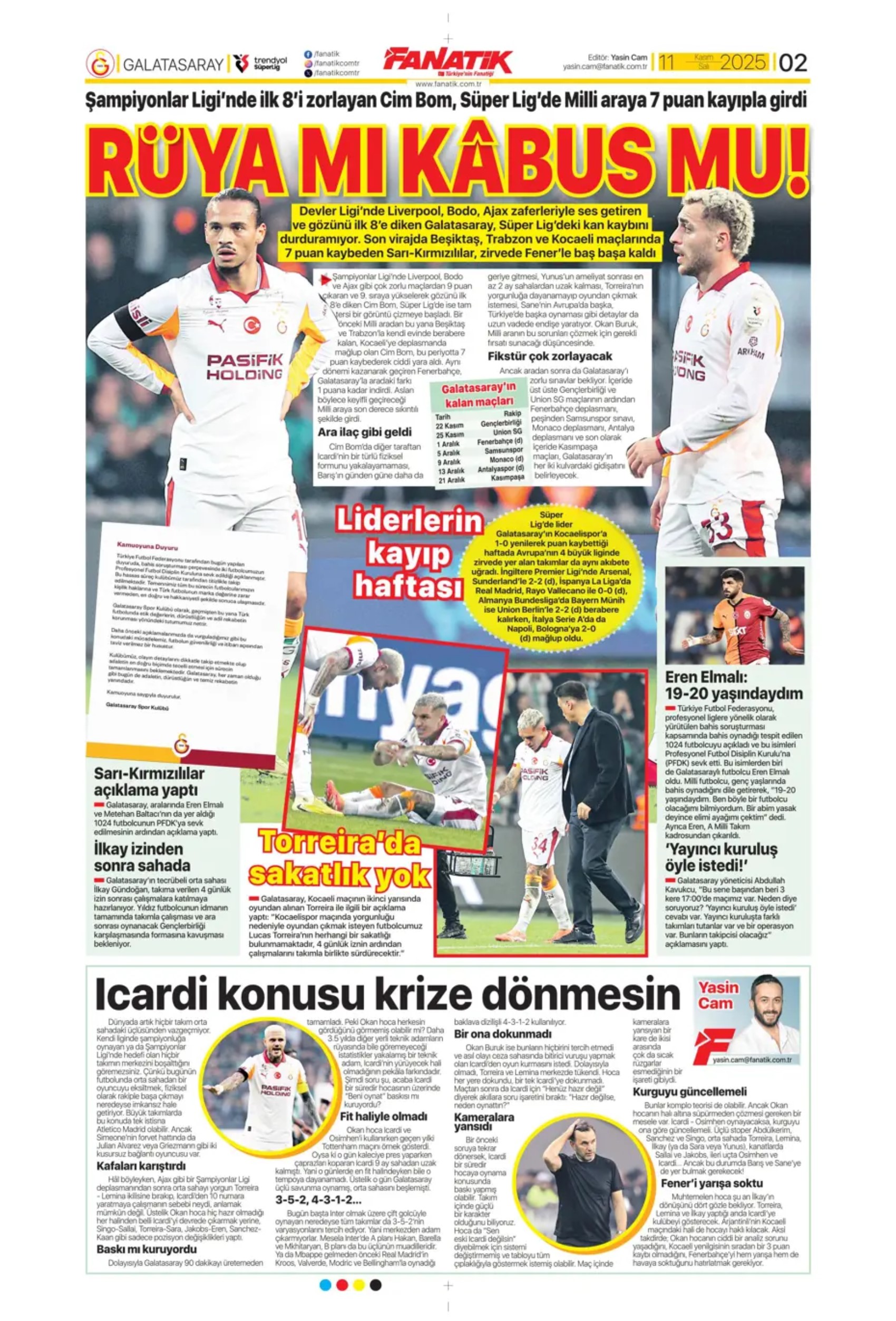 Sporda günün manşetleri... Futbola ikinci bomba düştü! Galatasaray'da Lookman harekatı