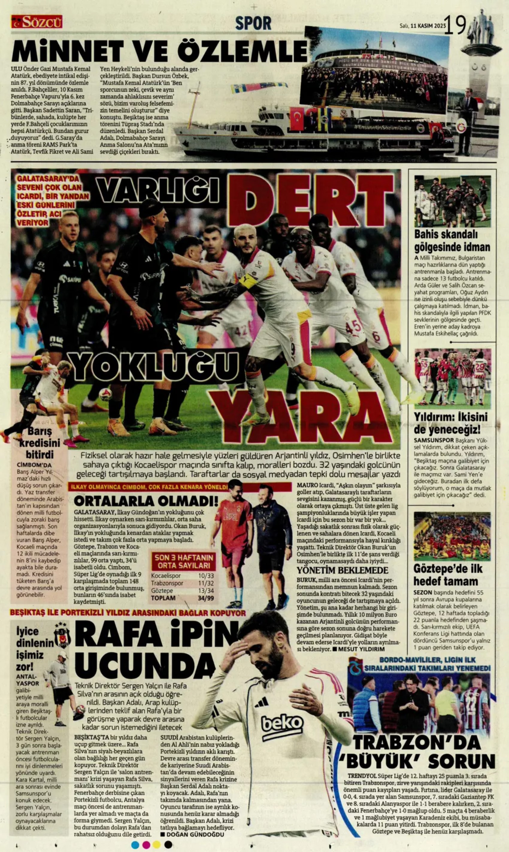 Sporda günün manşetleri... Futbola ikinci bomba düştü! Galatasaray'da Lookman harekatı