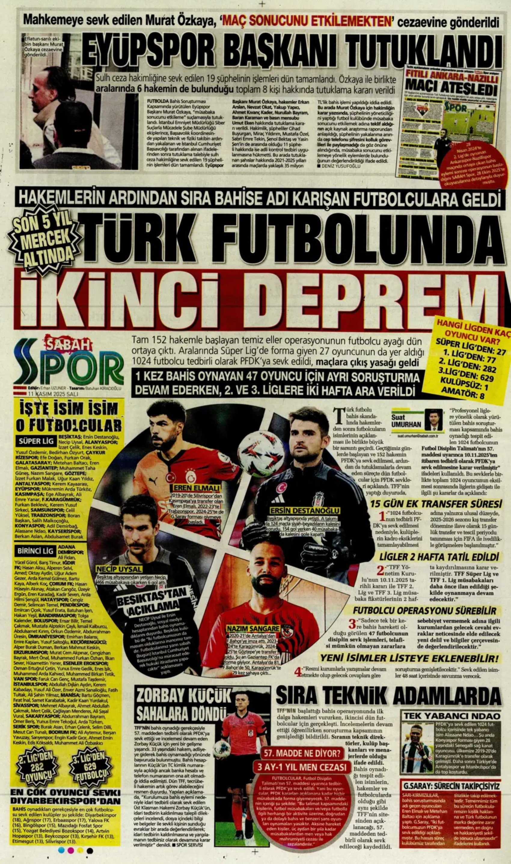 Sporda günün manşetleri... Futbola ikinci bomba düştü! Galatasaray'da Lookman harekatı