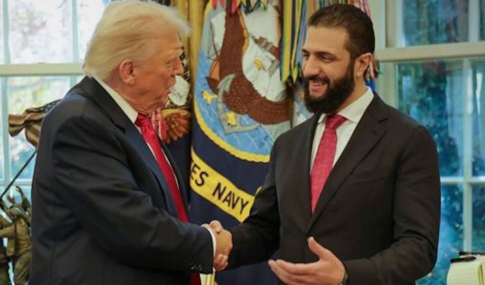 Trump'la görüşen Ahmed eş-Şara'dan 'müttefikiz' mesajı