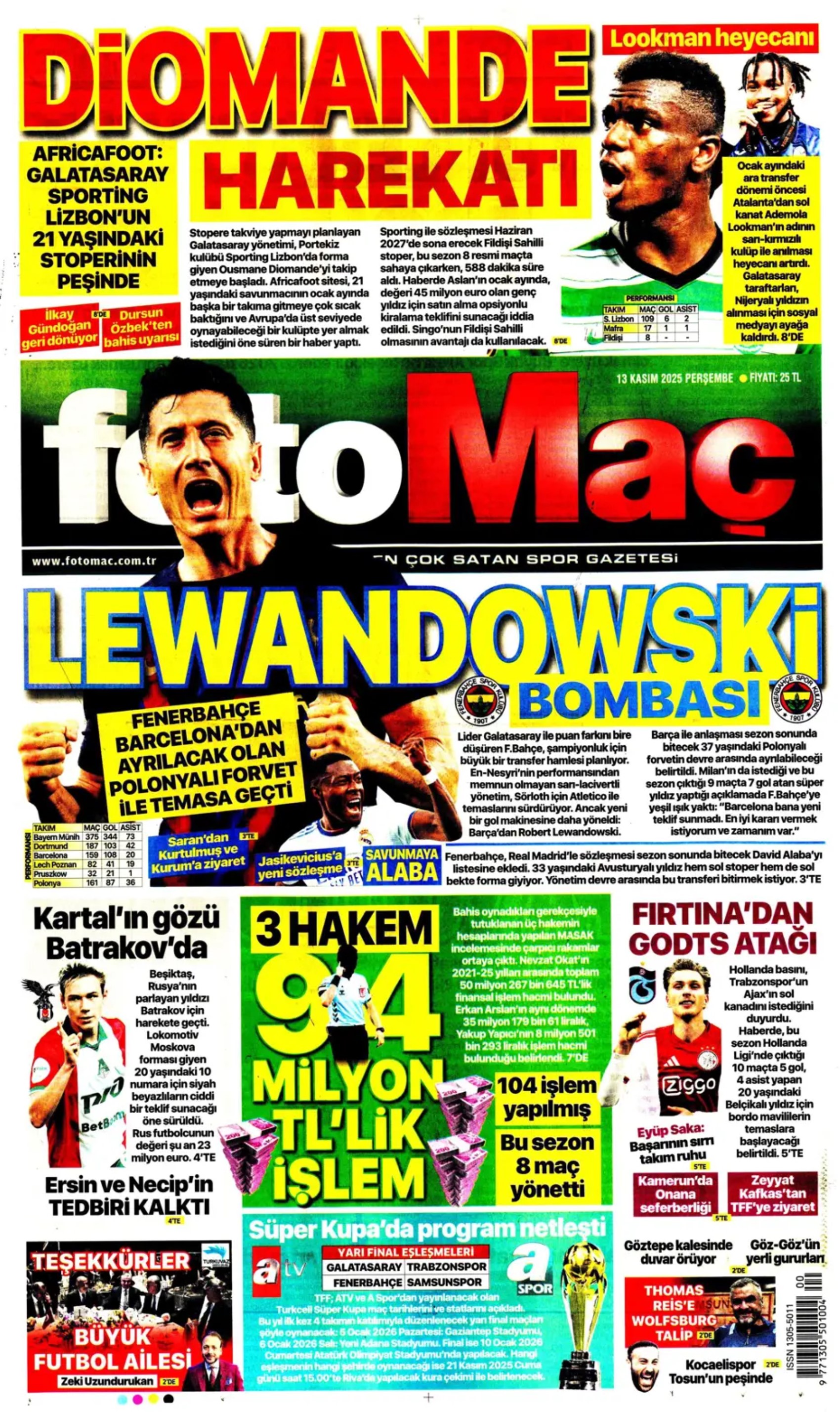 Sporda günün manşetleri... Transferde sıcak saatler: Galatasaray iki yıldız ismi gündemine aldı!