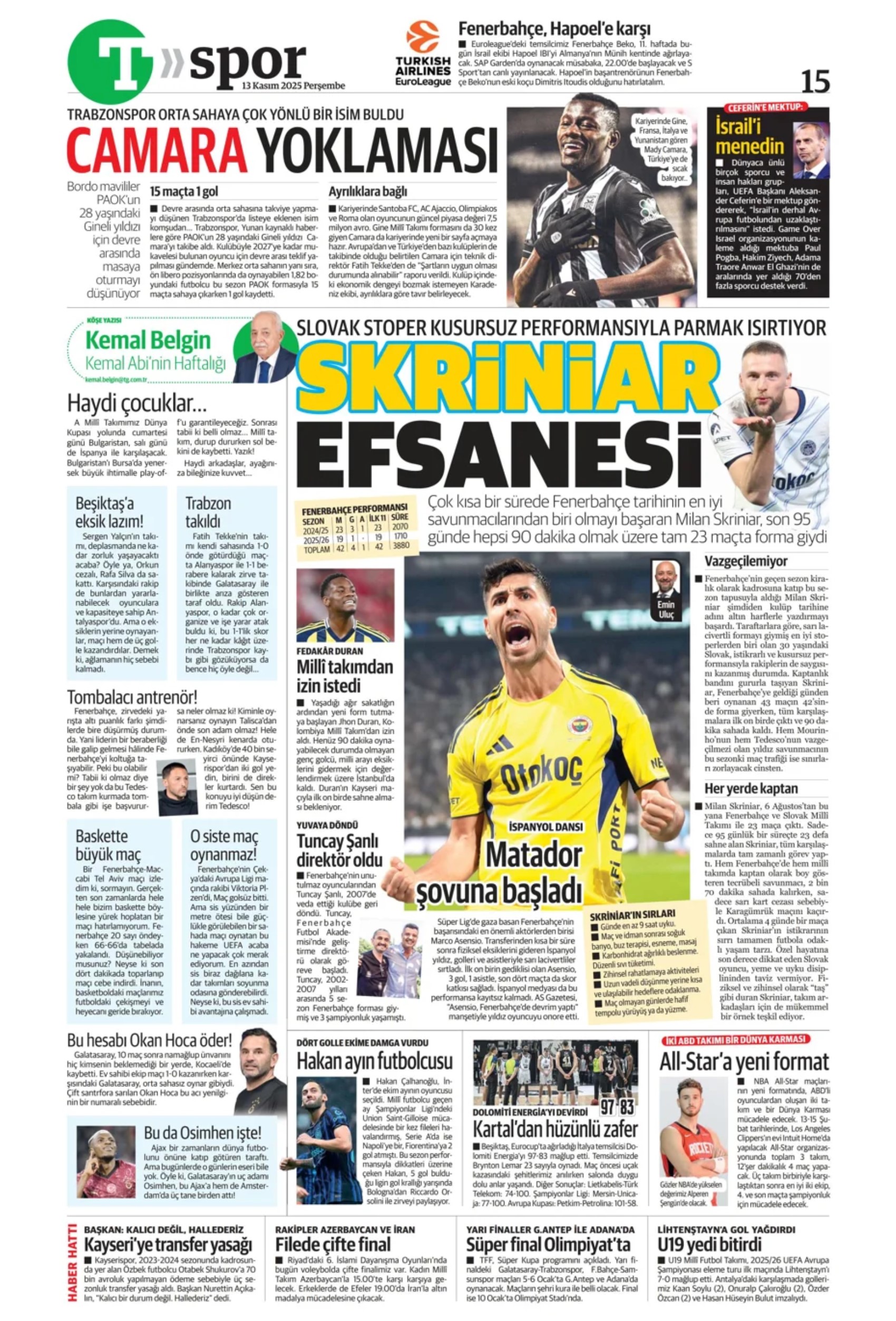 Sporda günün manşetleri... Transferde sıcak saatler: Galatasaray iki yıldız ismi gündemine aldı!